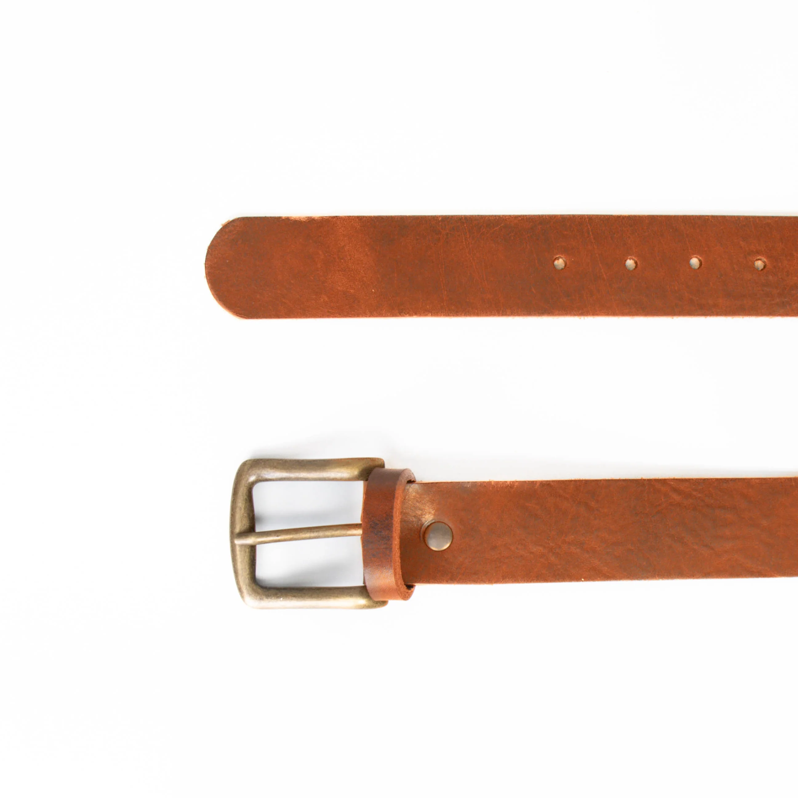 Zeroassoluto-Cintura pelle con fibbia bronzo - cuoio - Image 3