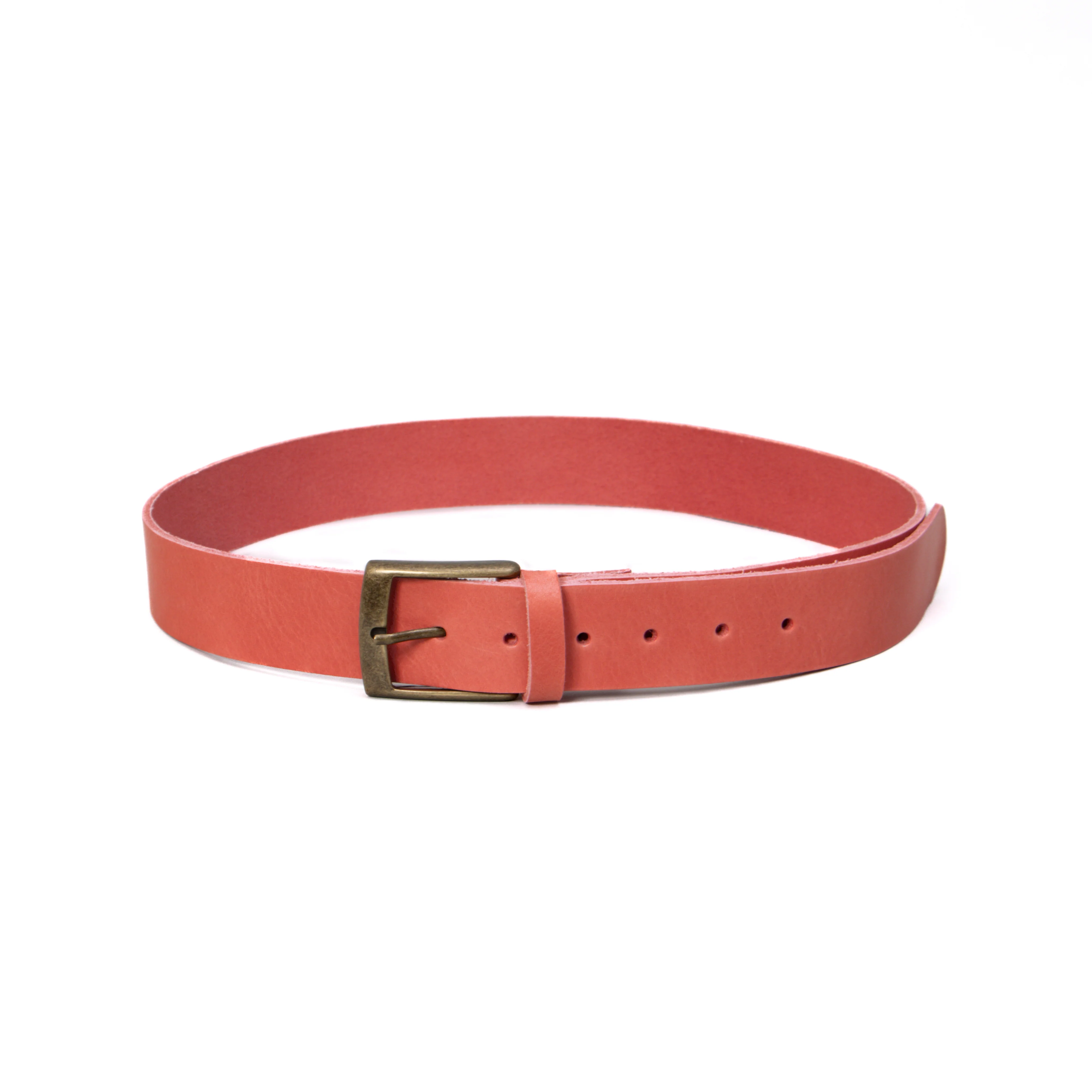 Zeroassoluto-Cintura pelle con fibbia bronzo - rose - Image 2