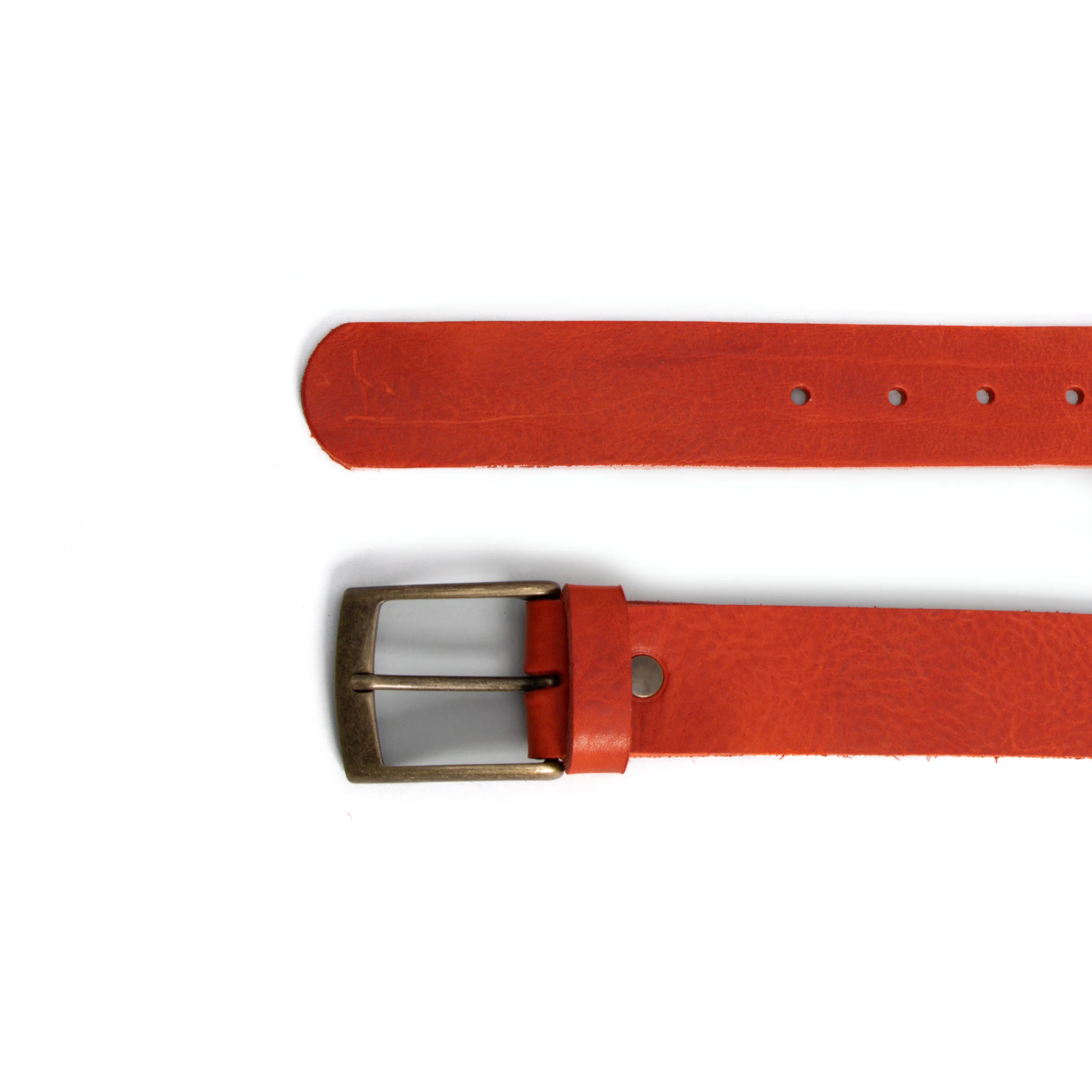 Zeroassoluto-Cintura pelle con fibbia bronzo - rust - Image 3