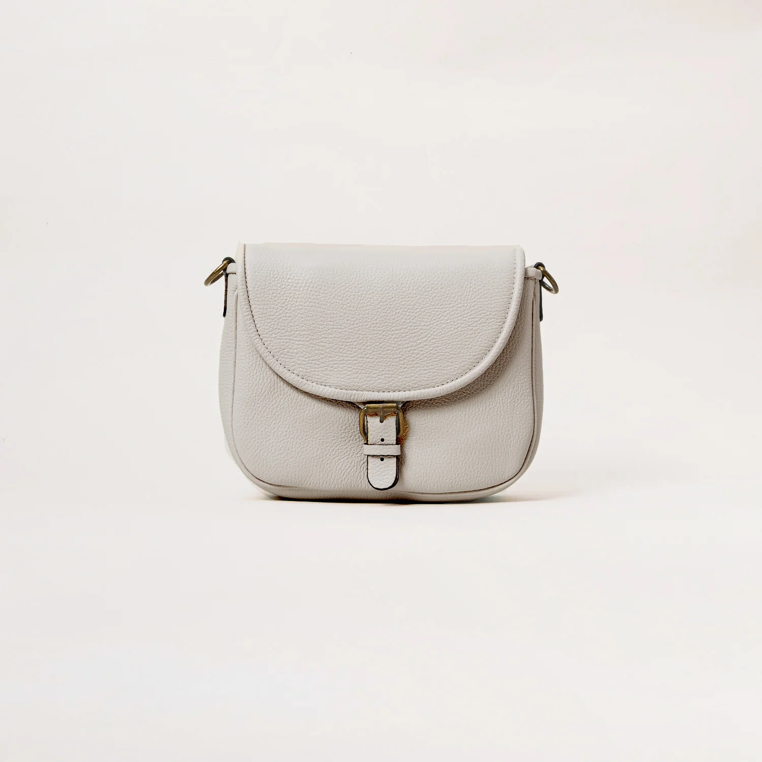 W by Whitemood-Tolfina in pelle - perla