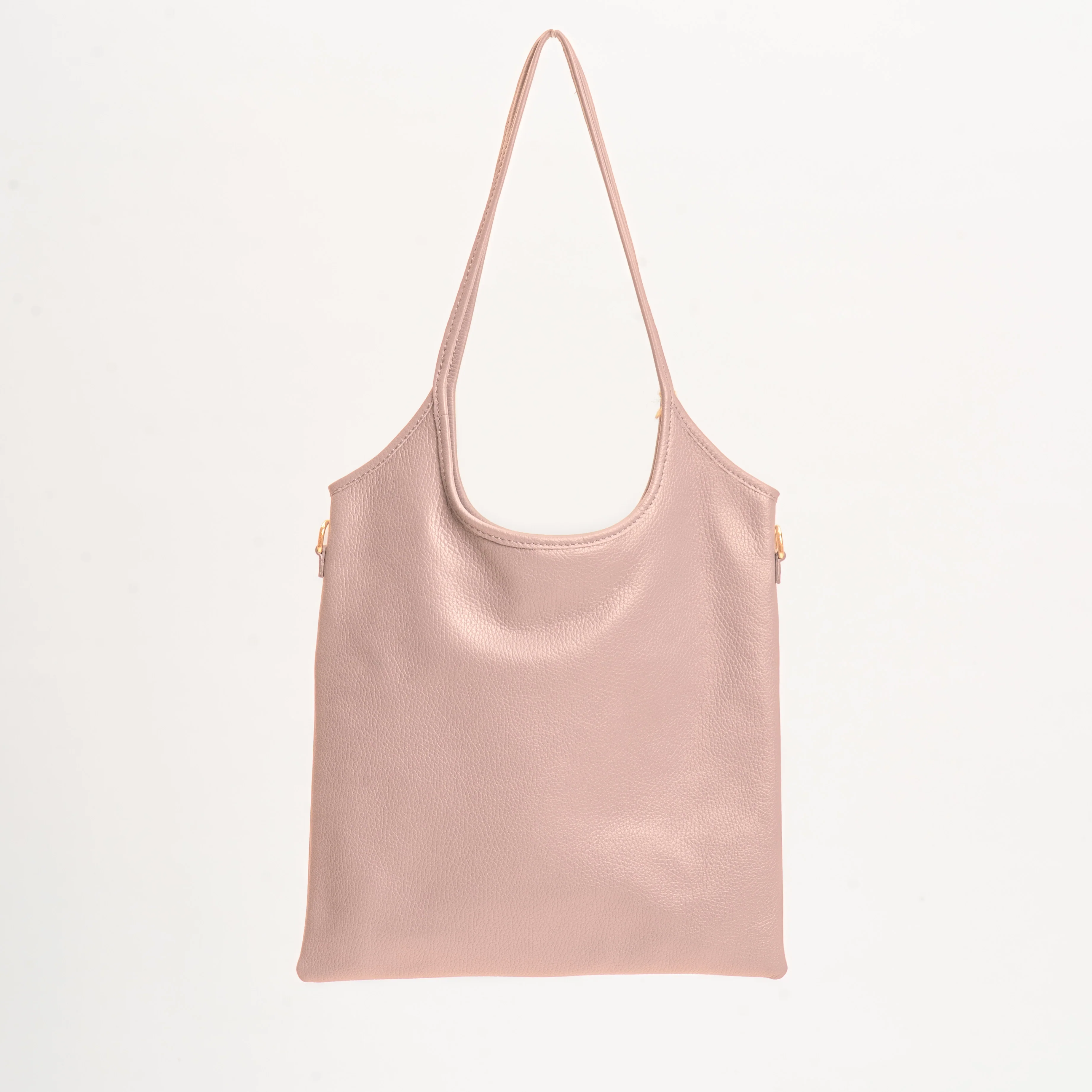 W by Whitemood-Borsa shopper in pelle - cipria