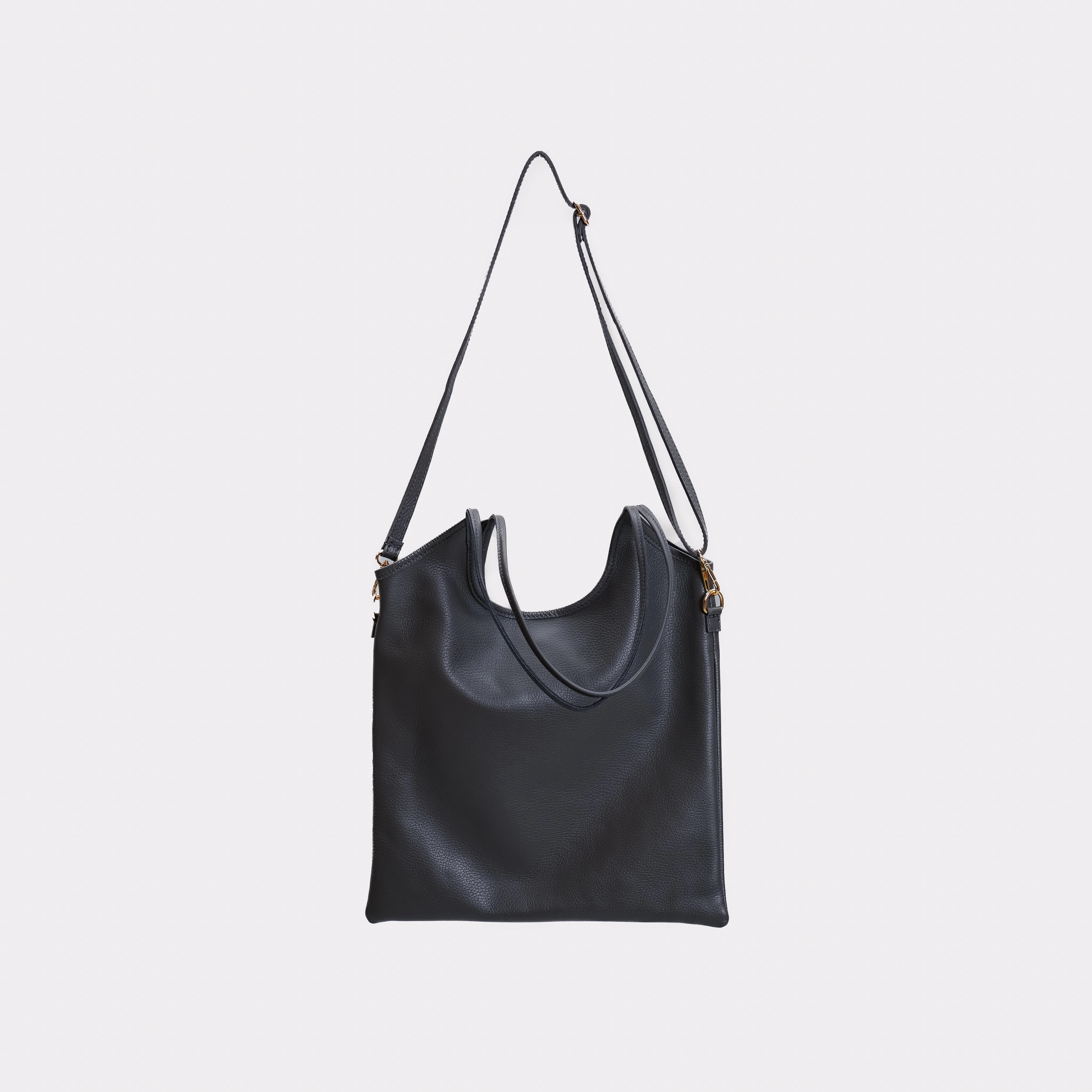 W by Whitemood-Borsa shopper in pelle - nero - Image 2