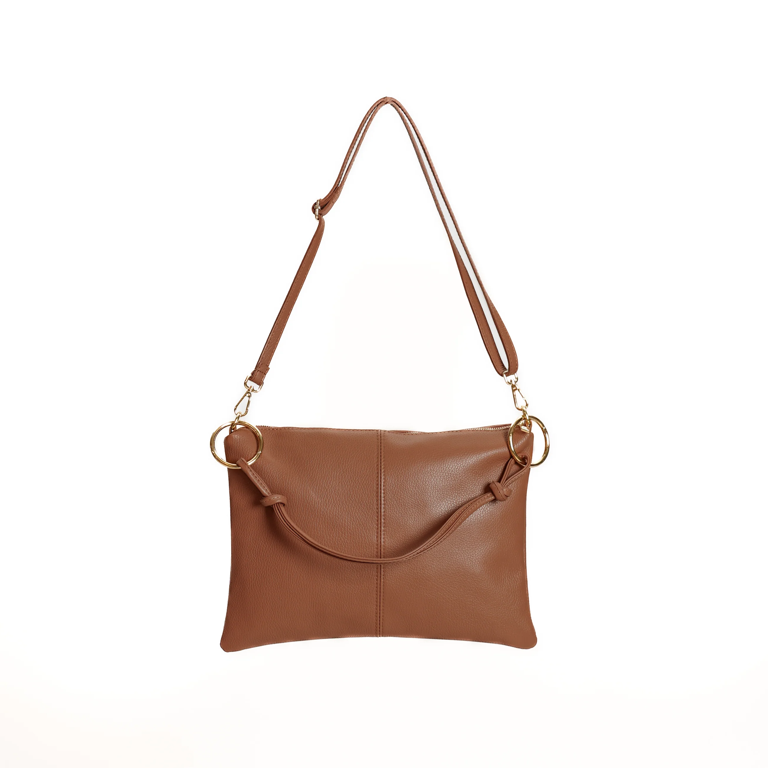 W by Whitemood-Borsa a spalla in pelle - cuoio - Image 2