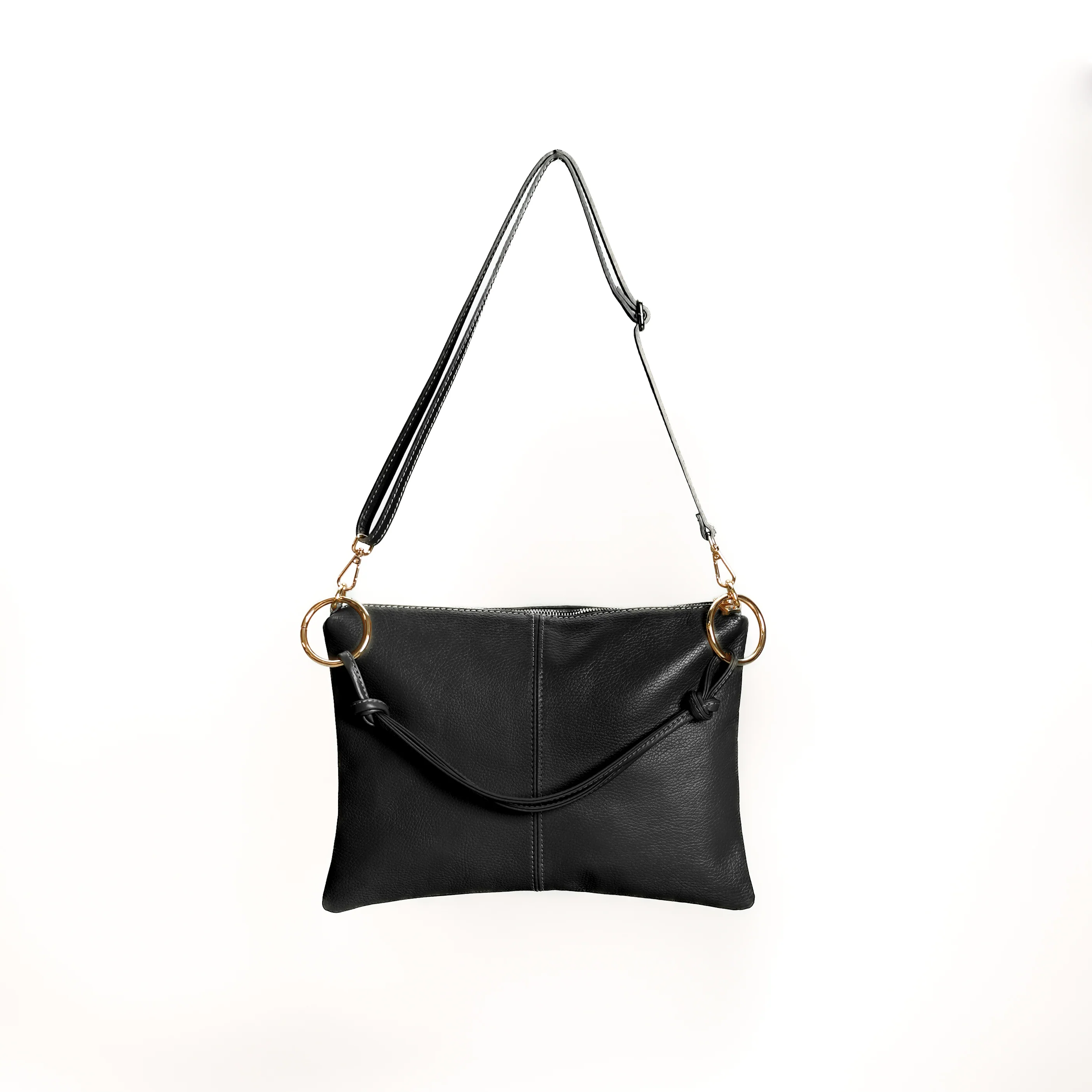 W by Whitemood-Borsa a spalla in pelle - nero - Image 2