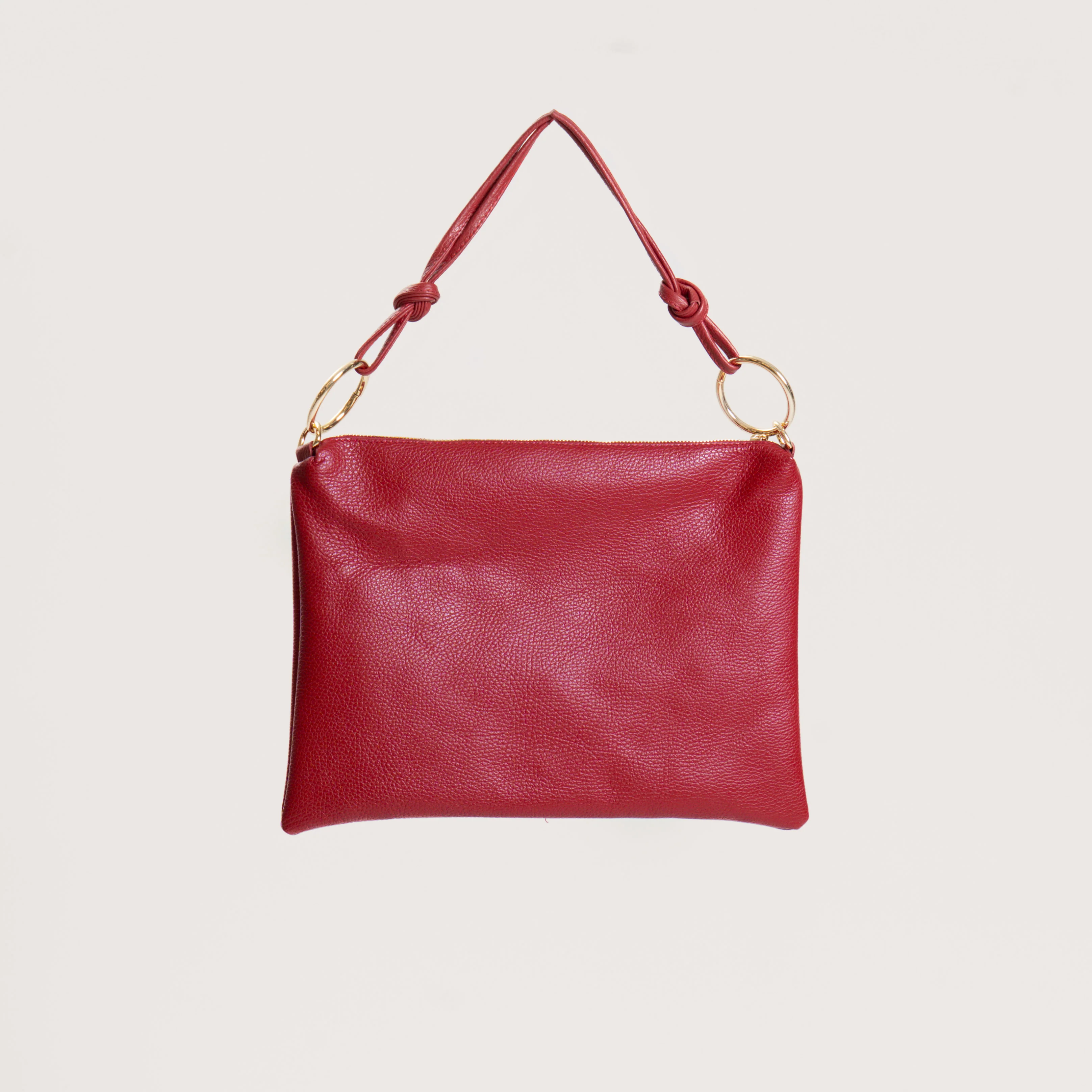 W by Whitemood-Borsa a spalla in pelle - rosso