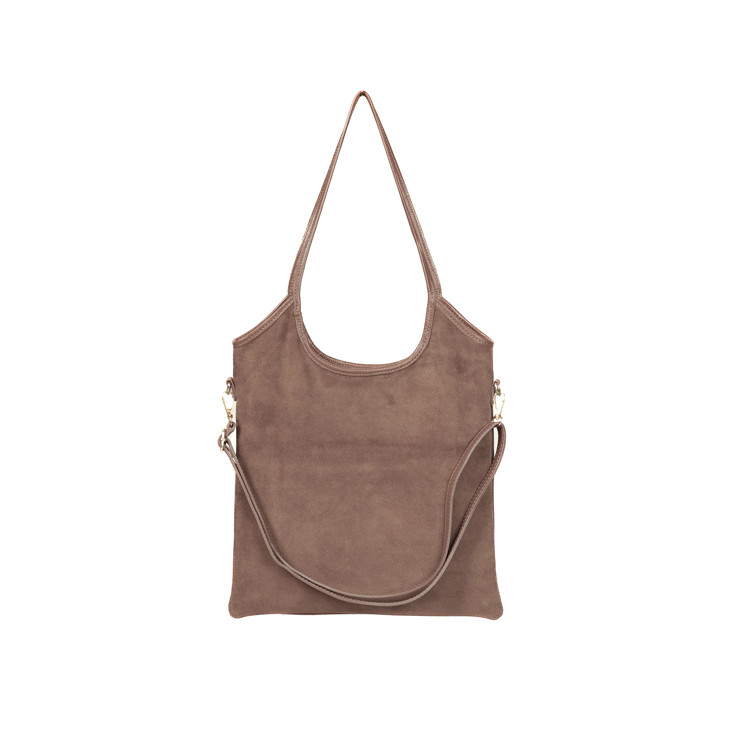 W by Whitemood-Borsa shopper scamosciata - taupe - Image 2