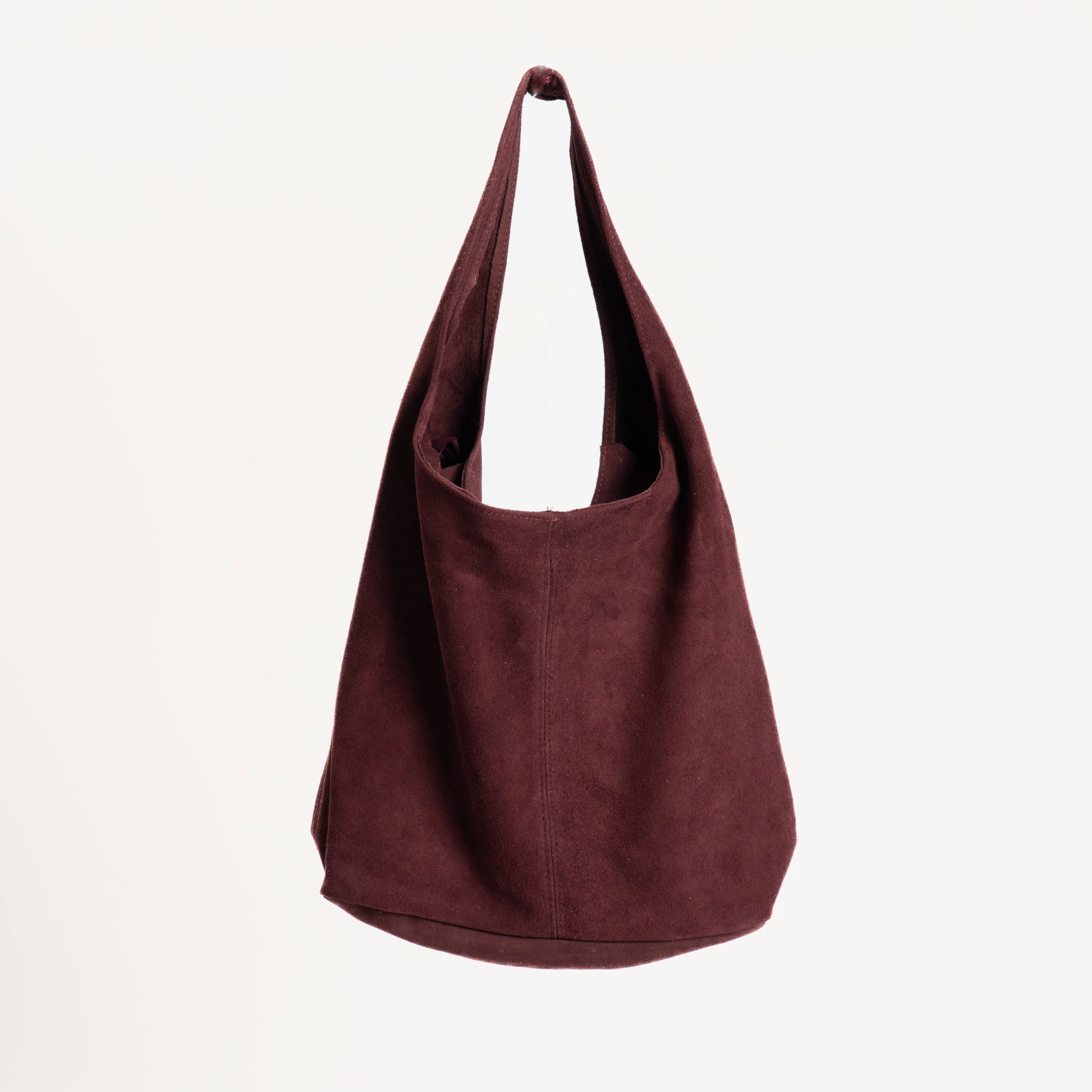 W by Whitemood-Borsa shopper scamosciata - Bordeaux