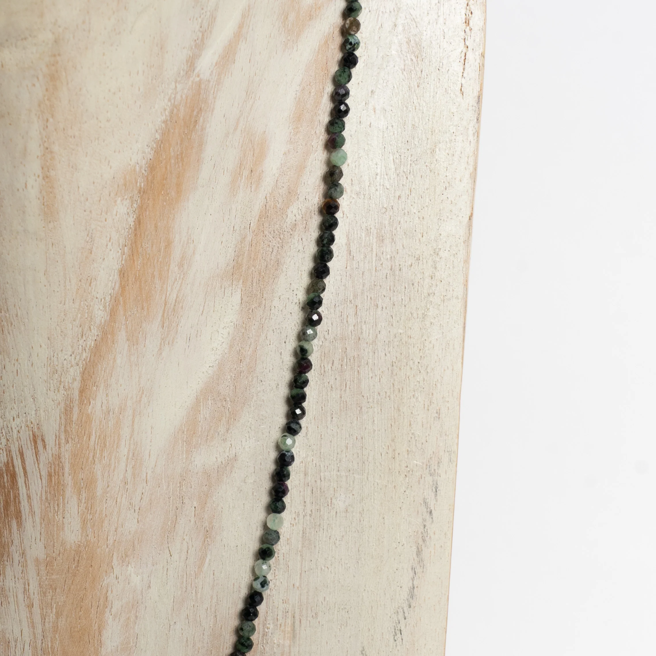 W by Whitemood-Collana perline di rubino ZOISITE - Verde - Image 2