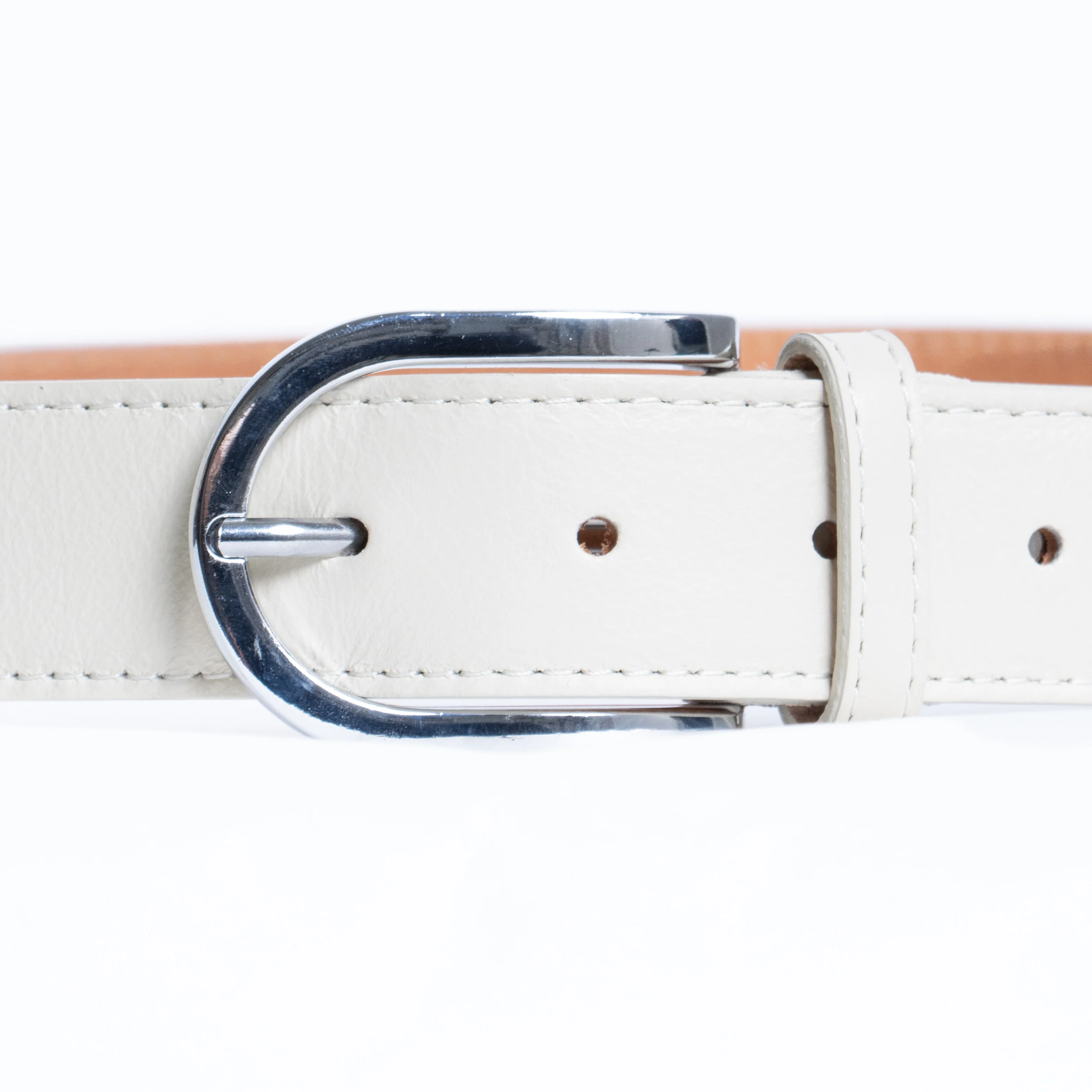 W by Whitemood-Cintura genuine leather - avorio - Image 3