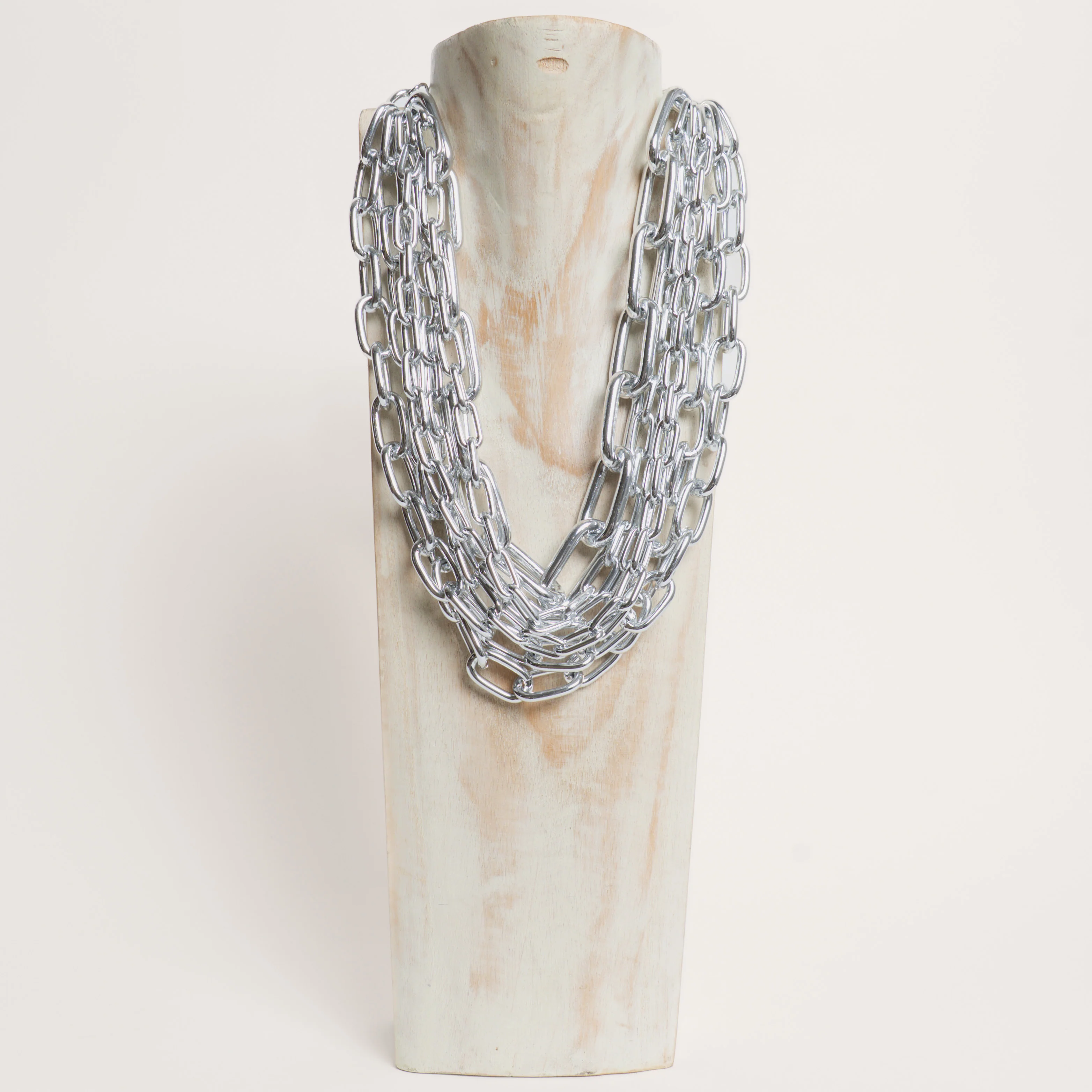 W by Whitemood-Collana catena multifilo - silver