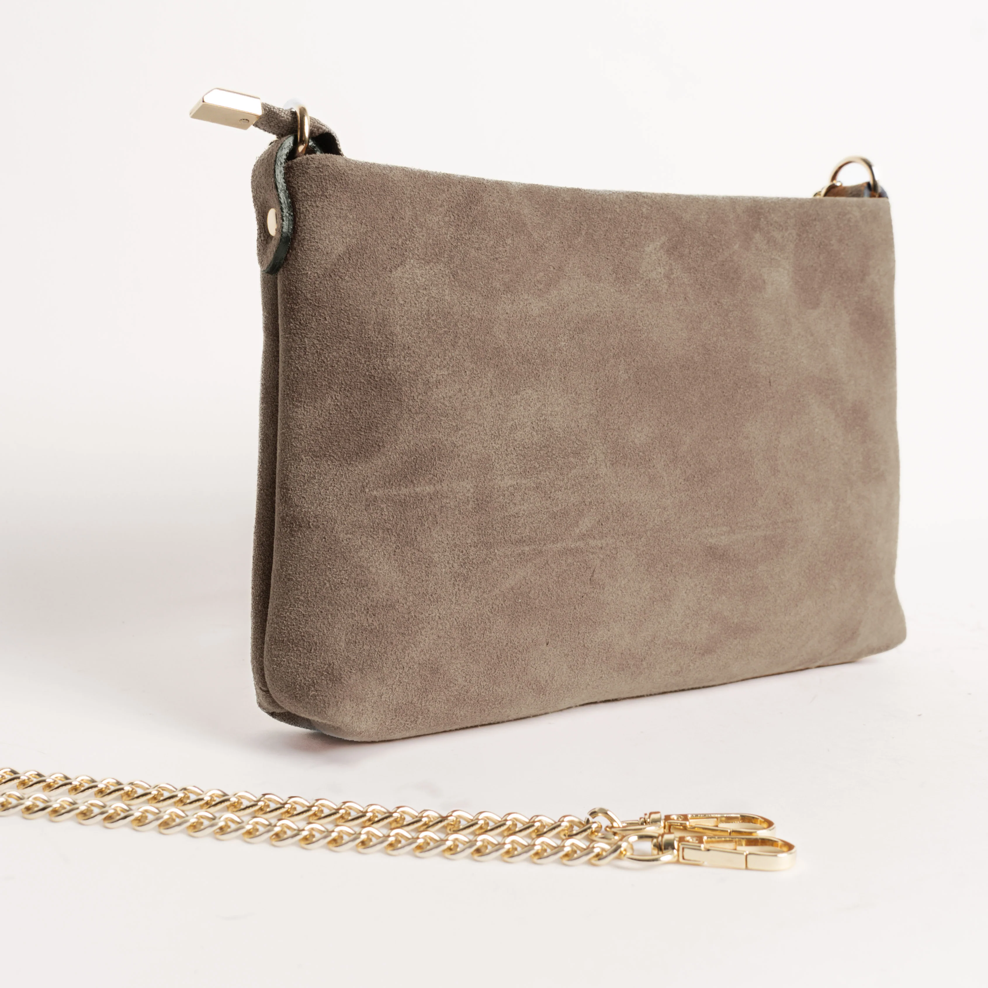 W by whitemood- Pochette scamosciata - taupe - Image 2
