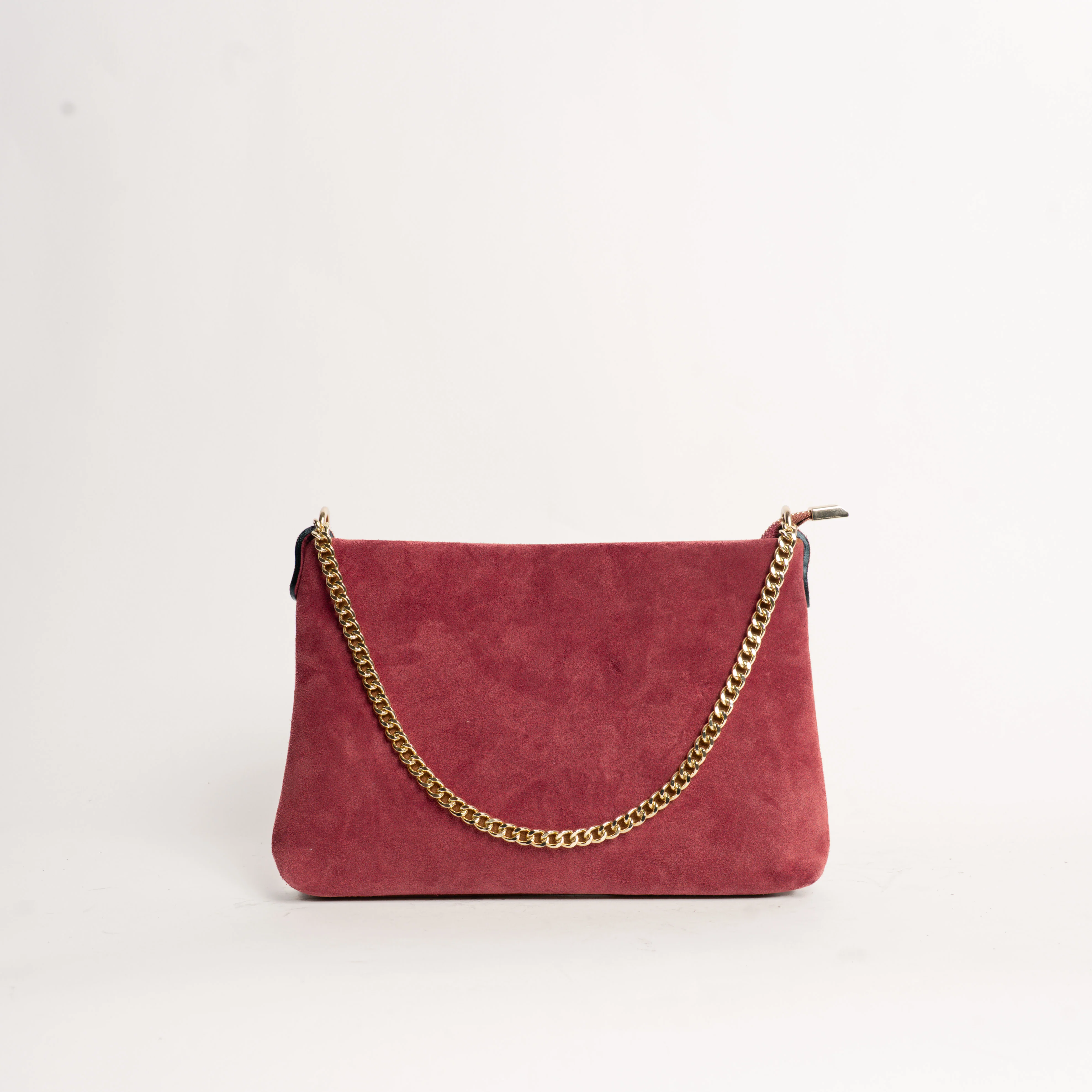 W by whitemood- Pochette scamosciata - vino