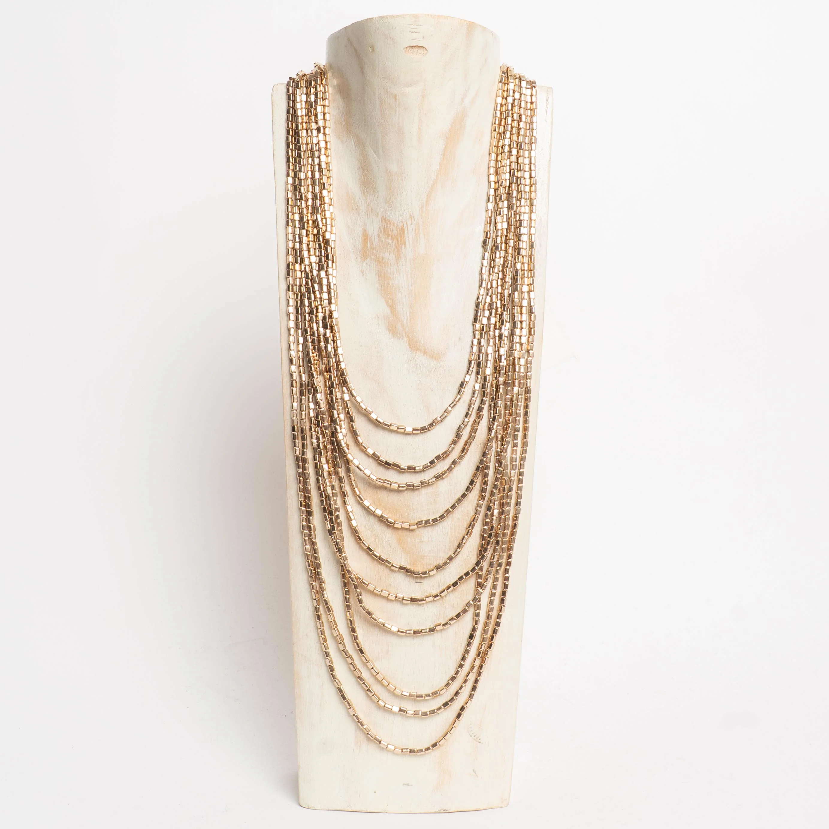 W by Whitemood-Collana multifilo - gold