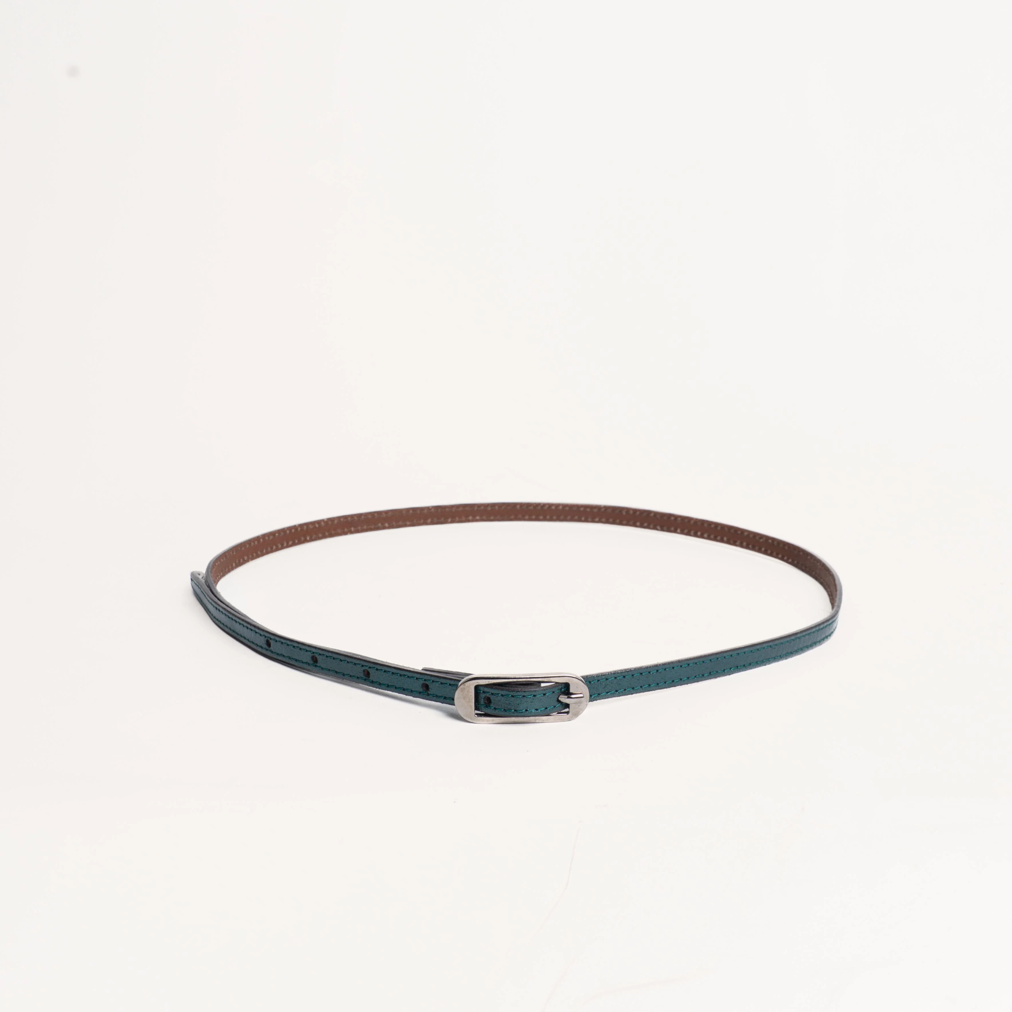 Zeroassoluto-Cintura fina genuine leather - ottanio - Image 2