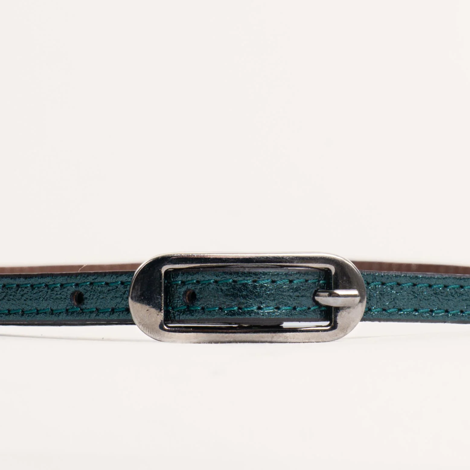 Zeroassoluto-Cintura fina genuine leather - ottanio - Image 3