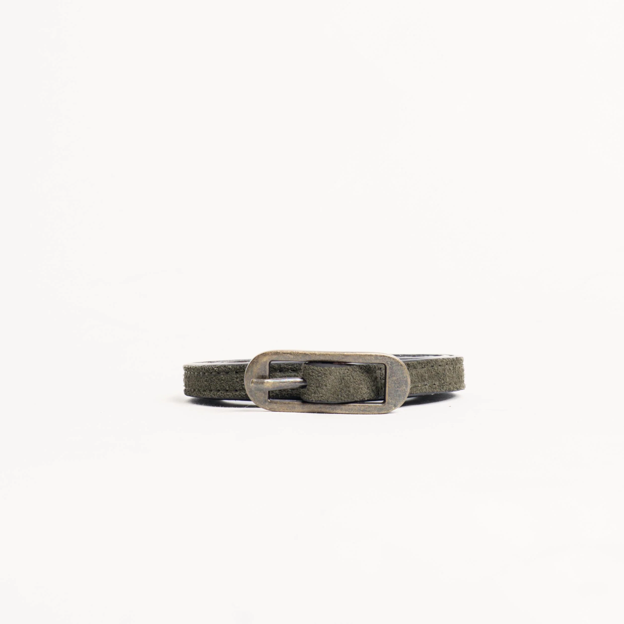 Zeroassoluto-Cintura fina genuine leather high qua - militare