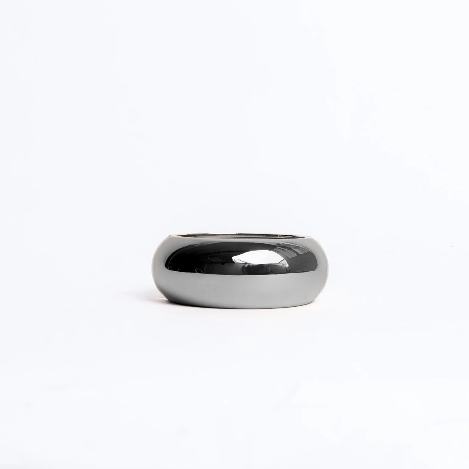 W by Whitemood-Bracciale rigido tondo lucido - silver