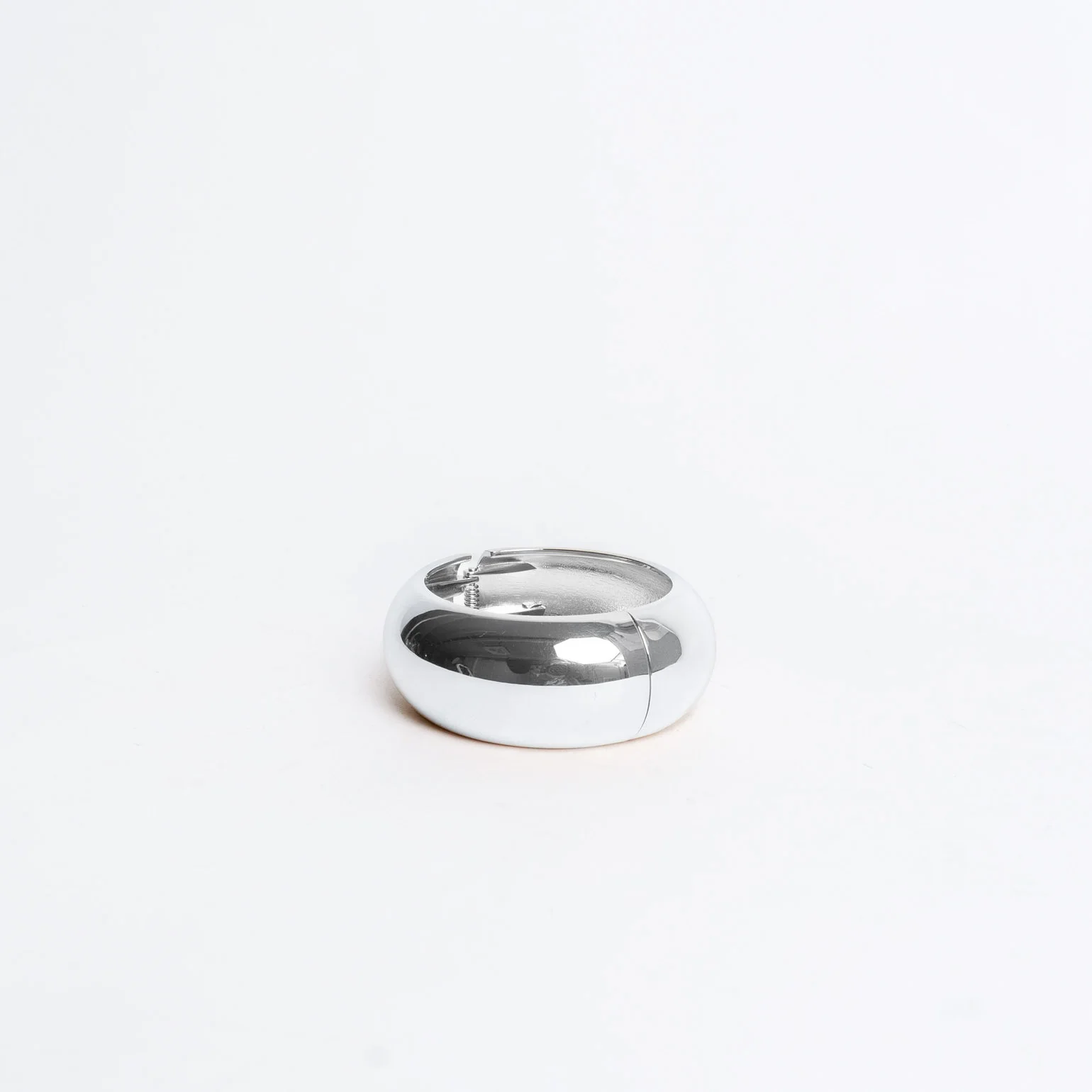 W by Whitemood-Bracciale rigido tondo lucido - silver - Image 2