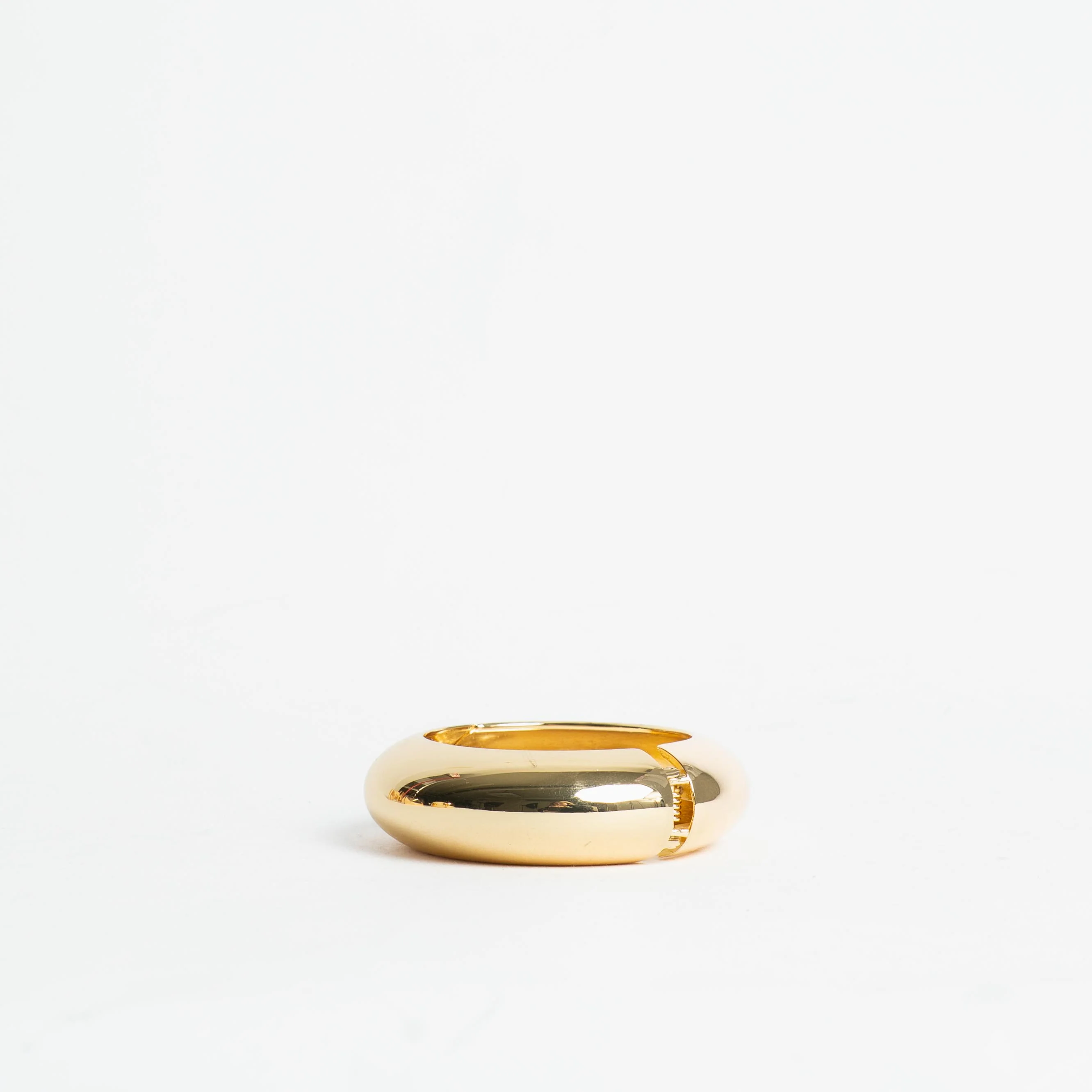 W by Whitemood-Bracciale rigido basso tondo lucido - gold - Image 2