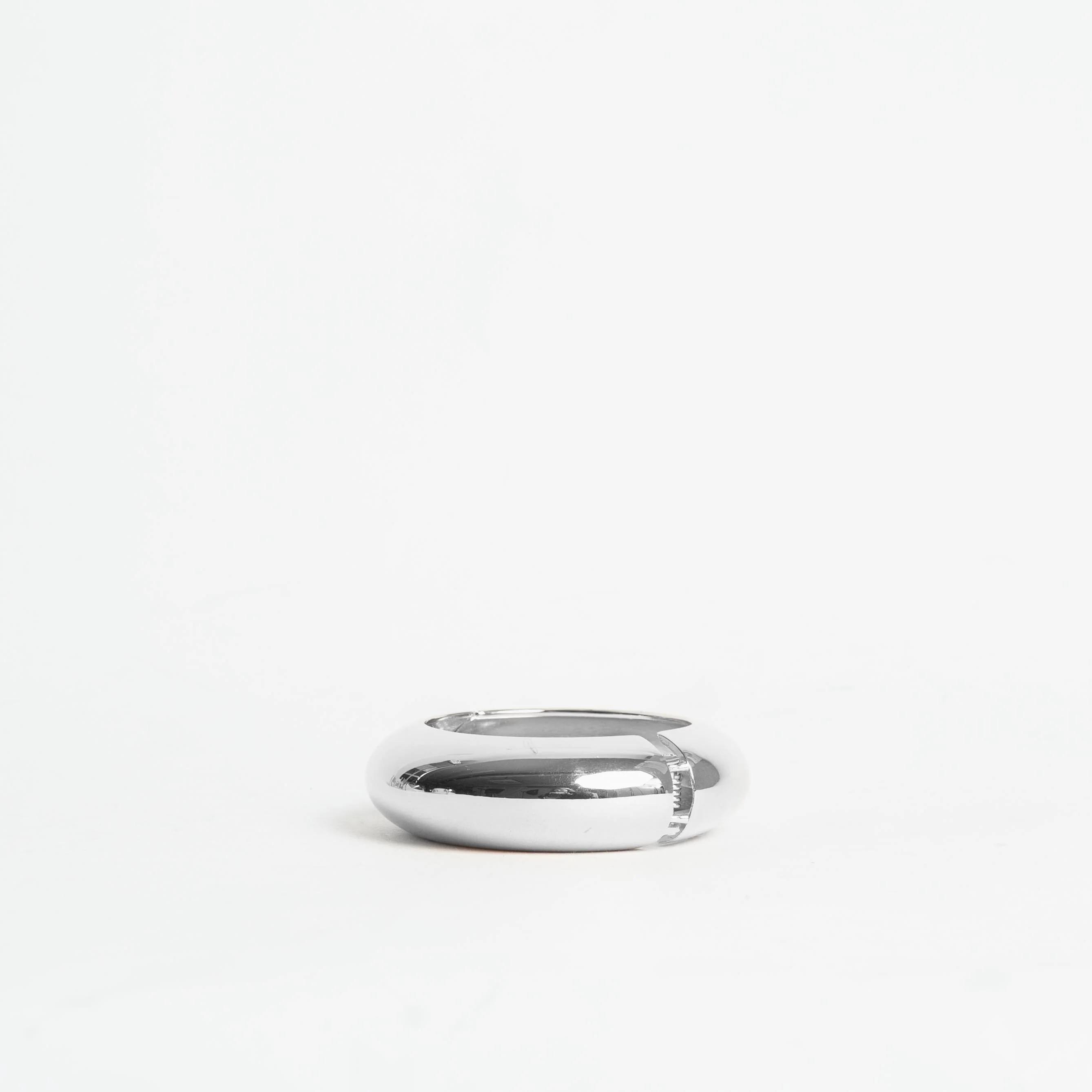 W by Whitemood-Bracciale rigido basso tondo lucido - silver - Image 2