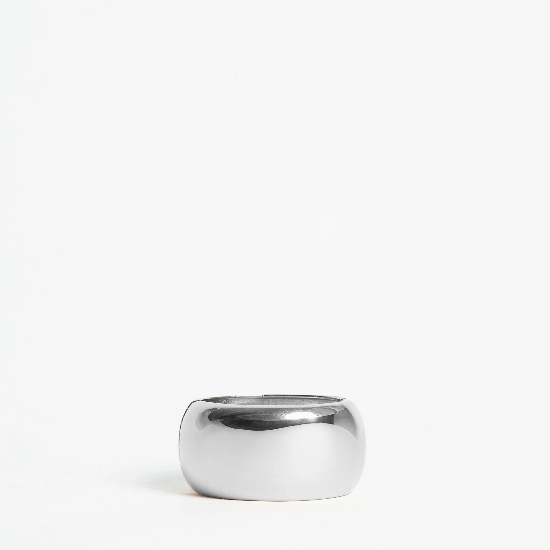 W by Whitemood-Bracciale rigido ovale lucido - silver