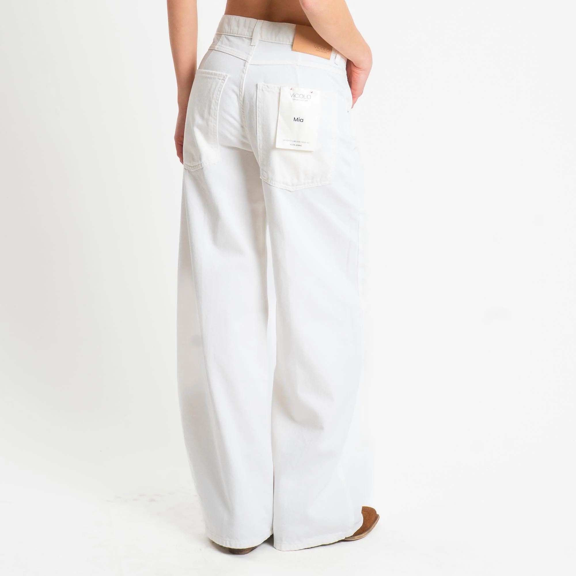 Vicolo-Jeans MIA wide leg fit - offwhite - Image 4