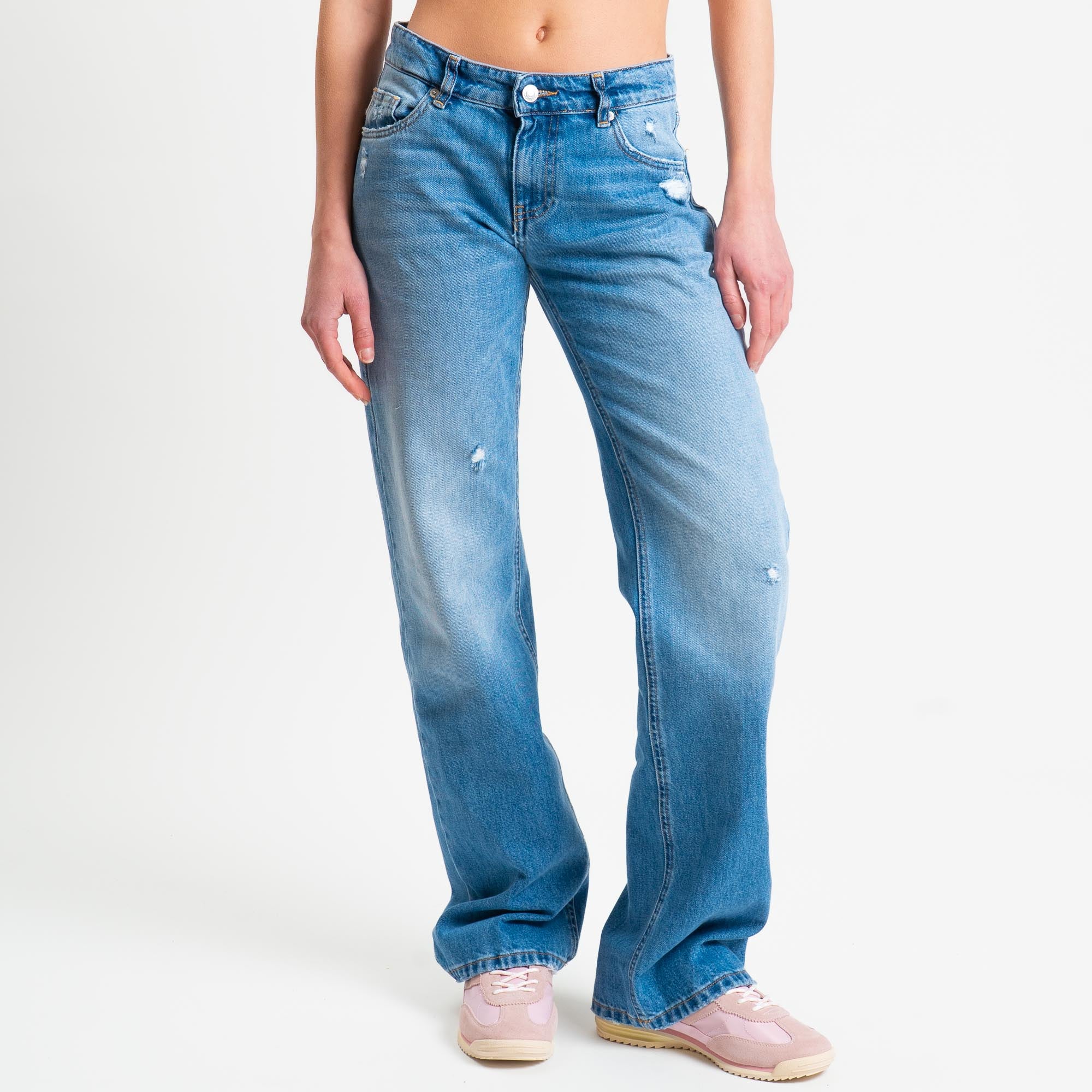 Vicolo-Jeans BASMA straight fit con rotture - denim - Image 7