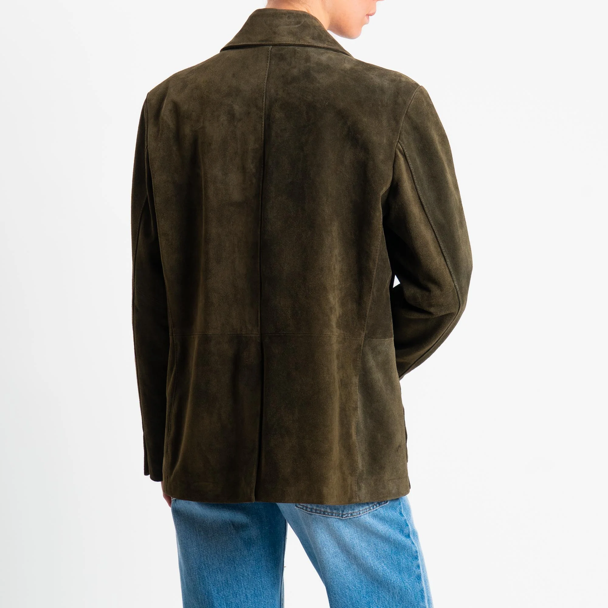 Vicolo-Giacca scamosciata100% genuine leather - militare - Image 3