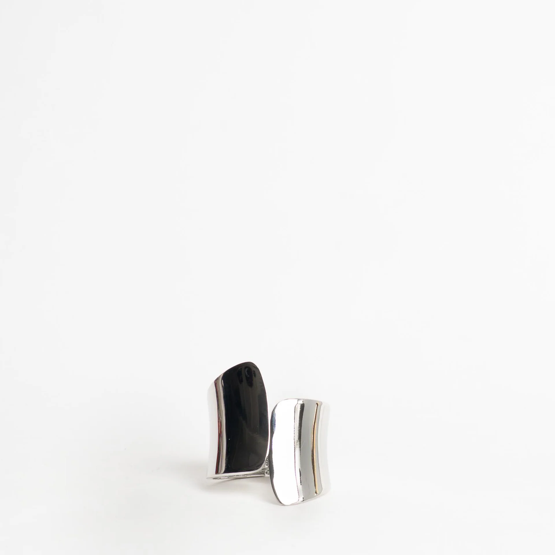 W by Whitemood-Bracciale rigido curvo - silver