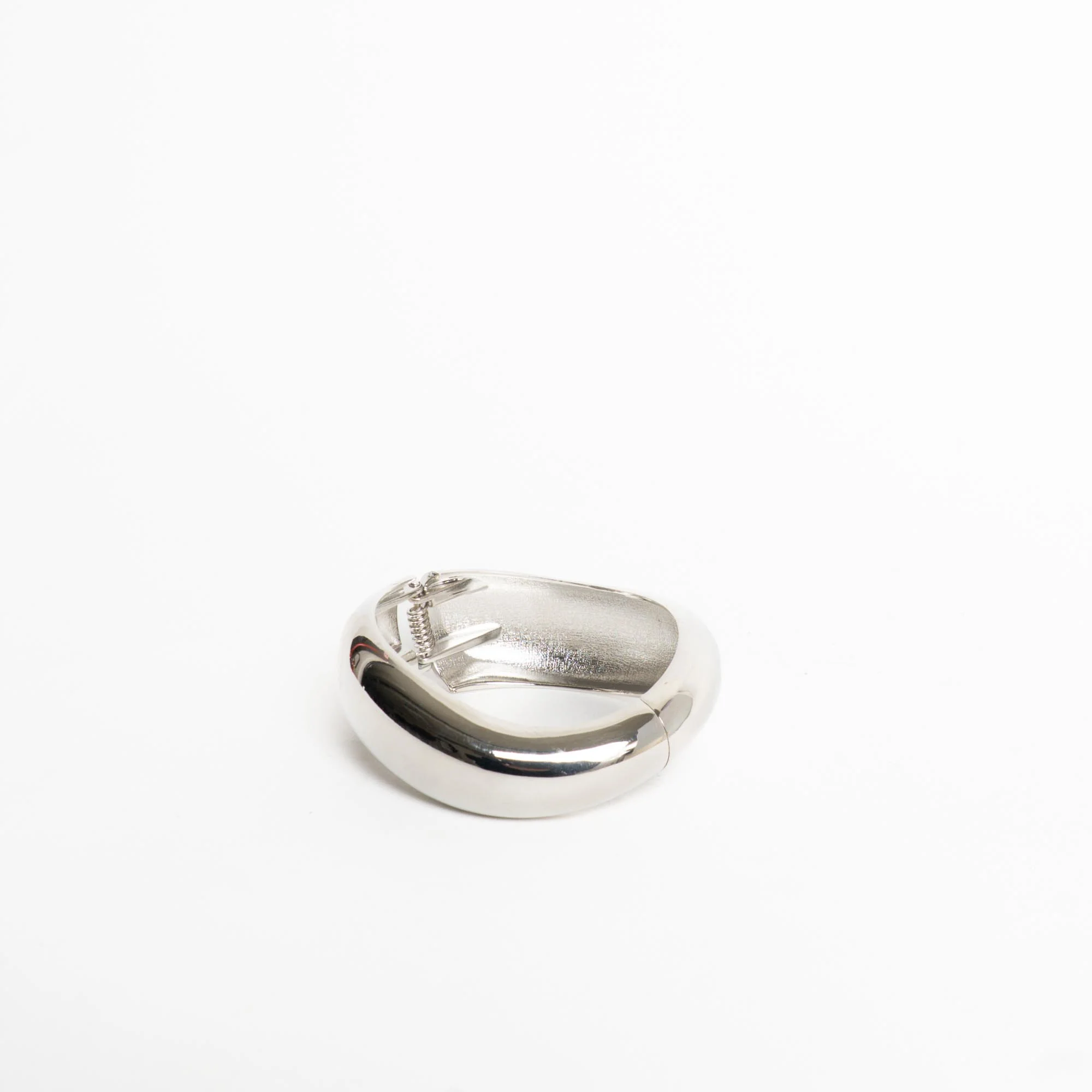 W by Whitemood-Bracciale rigido ondulato lucido - silver - Image 2