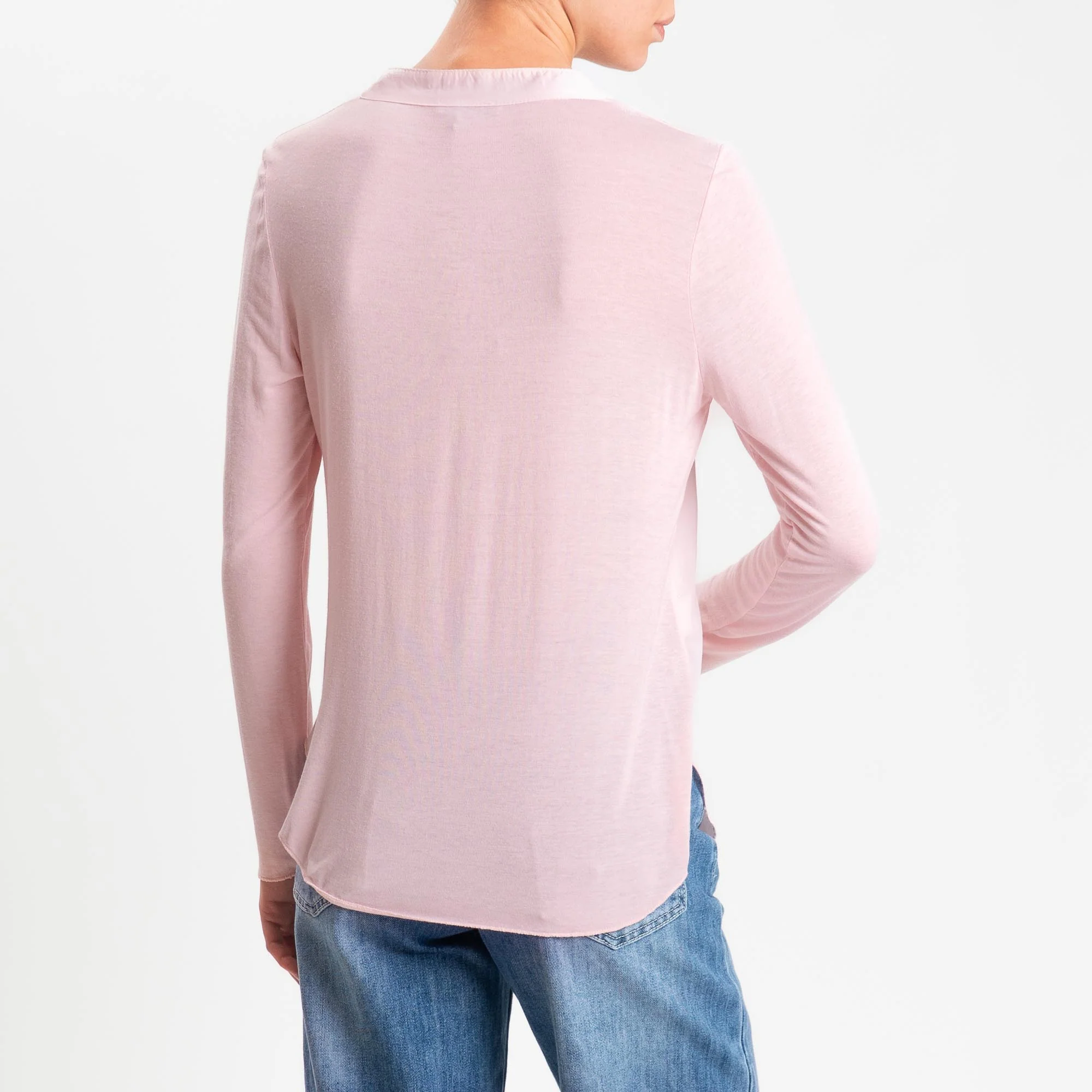 Zeroassoluto-Camicia chester doppio tessuto - pink - Image 3