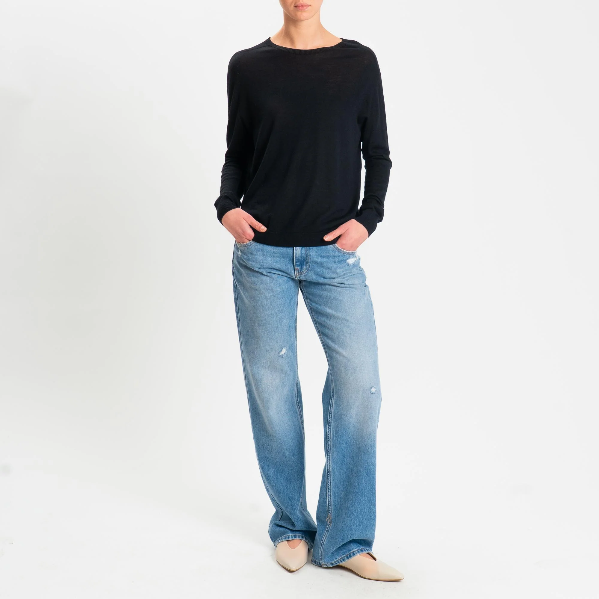 Motel-Maglia scatola 100% LANA MERINO - nero - Image 2