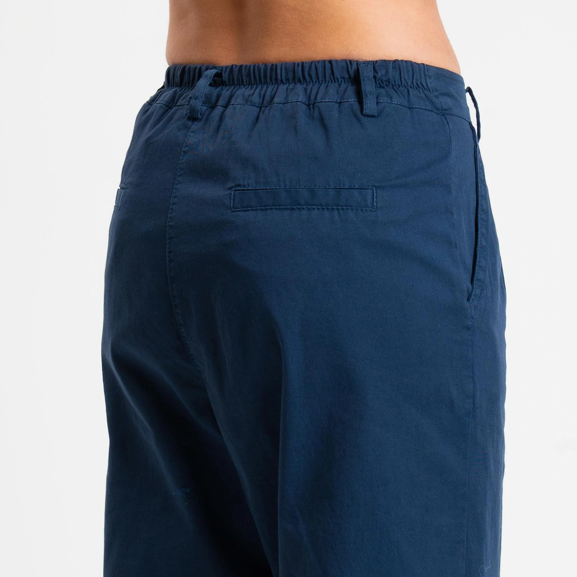 Zeroassoluto-Pantalone LOLA elastico dietro cotone elasticizzato - Blu - Image 5