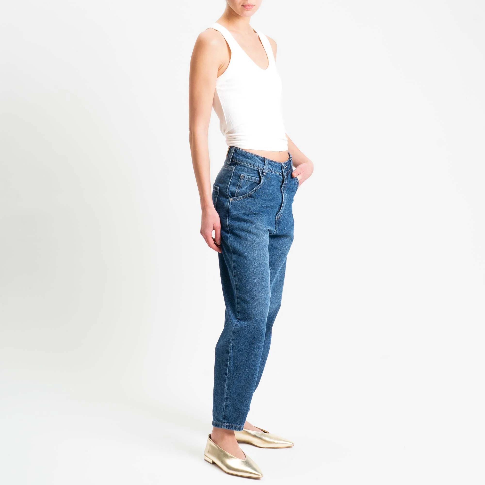 Dixie- Jeans mom fit - denim - Image 3