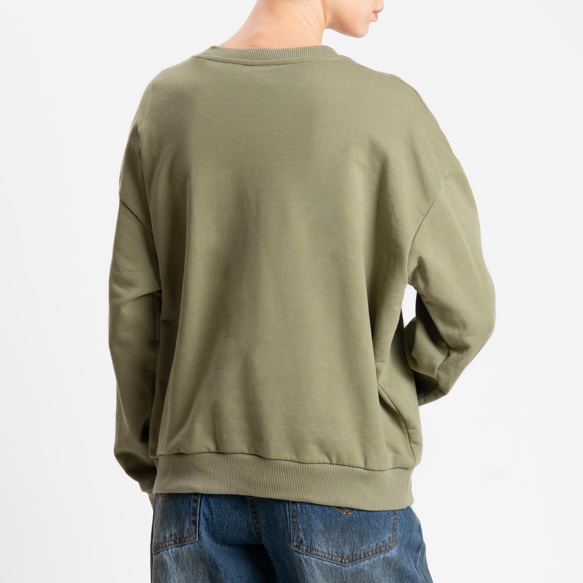 Zeroassoluto-Felpa "DO IT" - militare/cuoio - Image 3