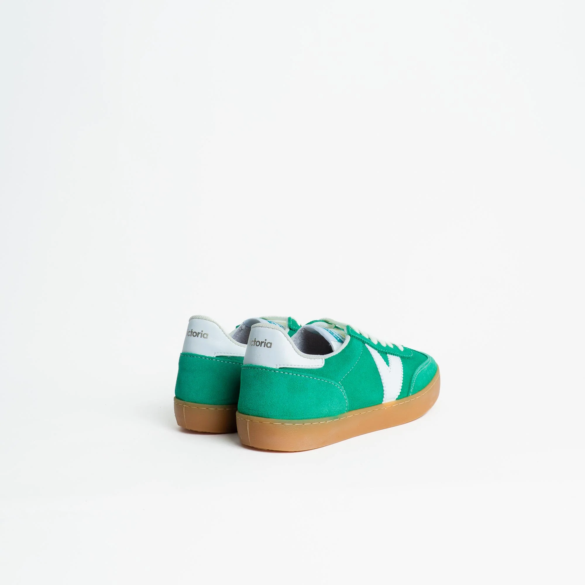 Victoria-Sneakers scamosciata - VERDE - Image 4