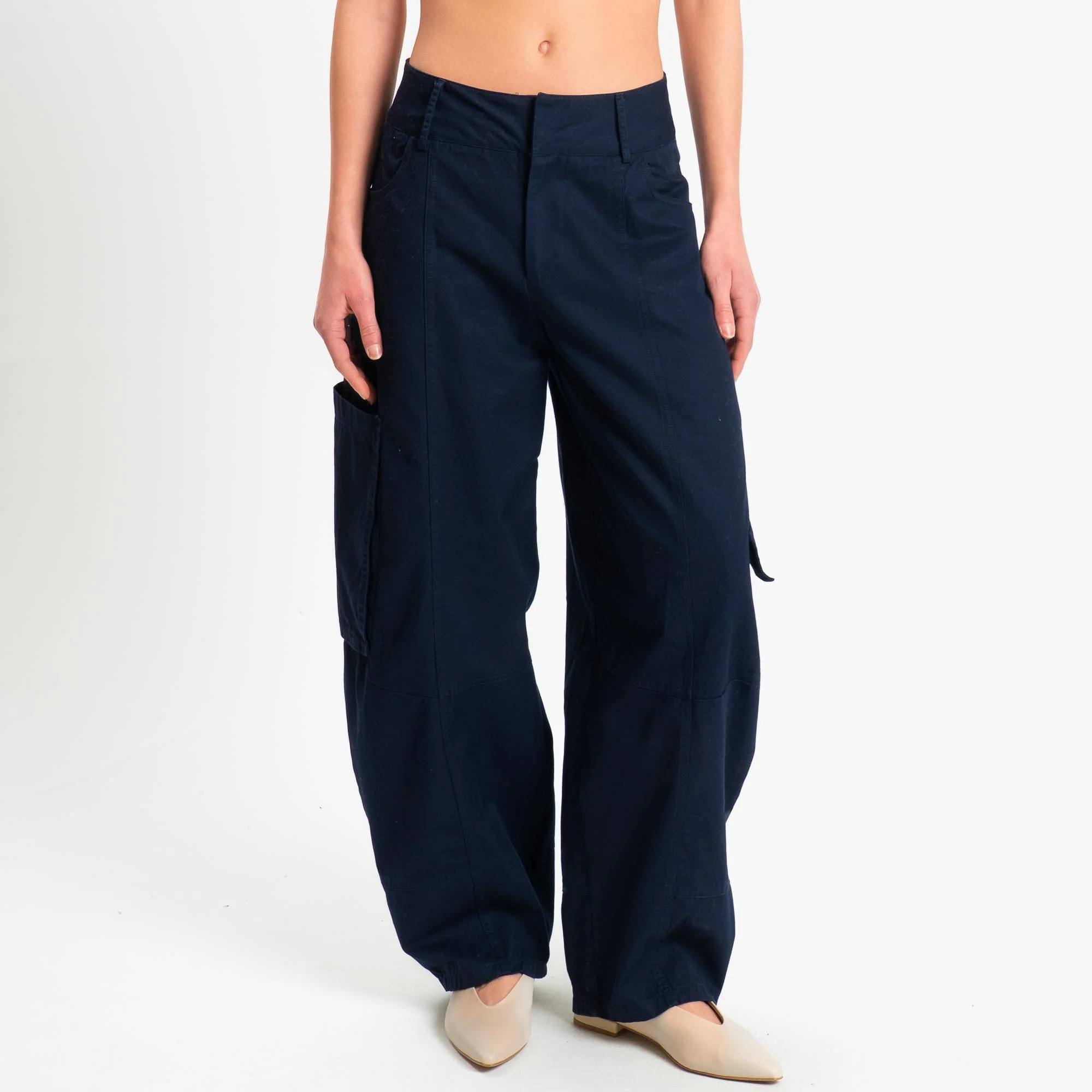 Tensione in-Pantalone cargo barrel fit - blu - Image 2