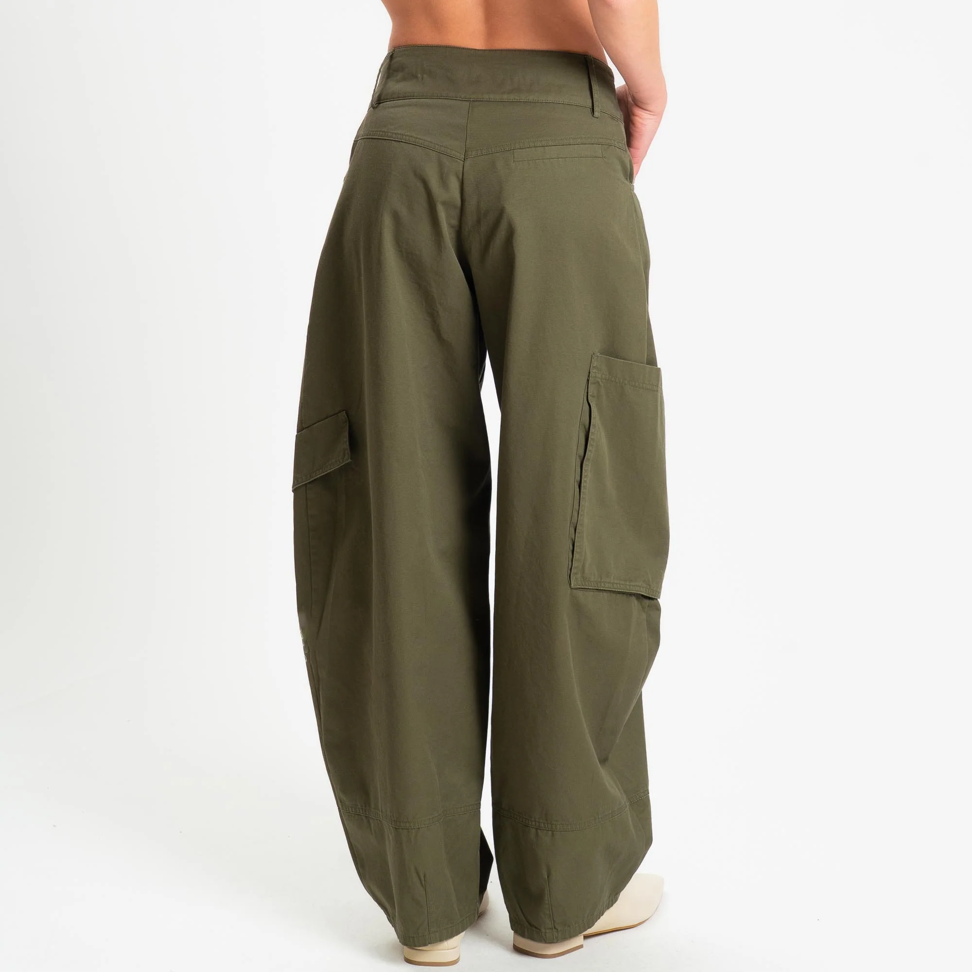 Tensione in-Pantalone cargo barrel fit - militare - Image 3