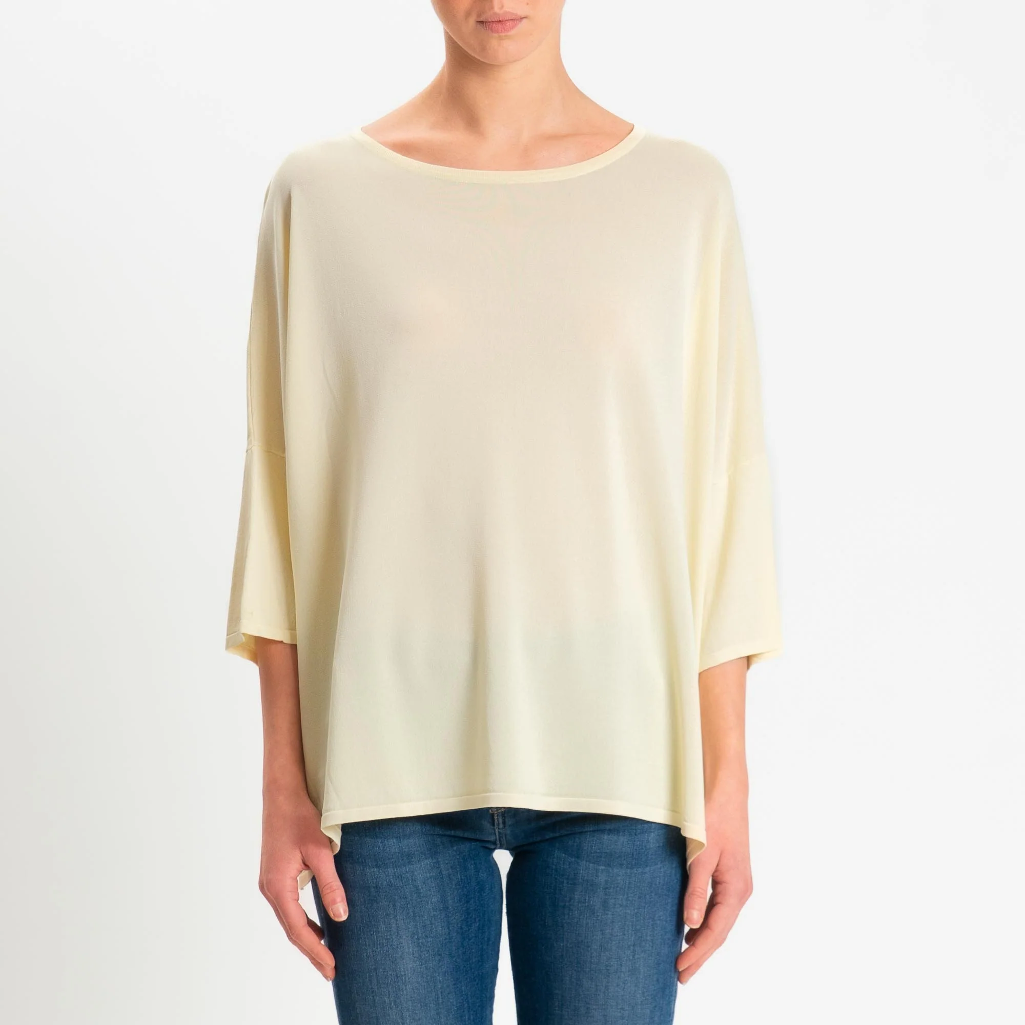 Zeroassoluto-Maglia over scollo barca manica 3/4 - yellow - Image 3