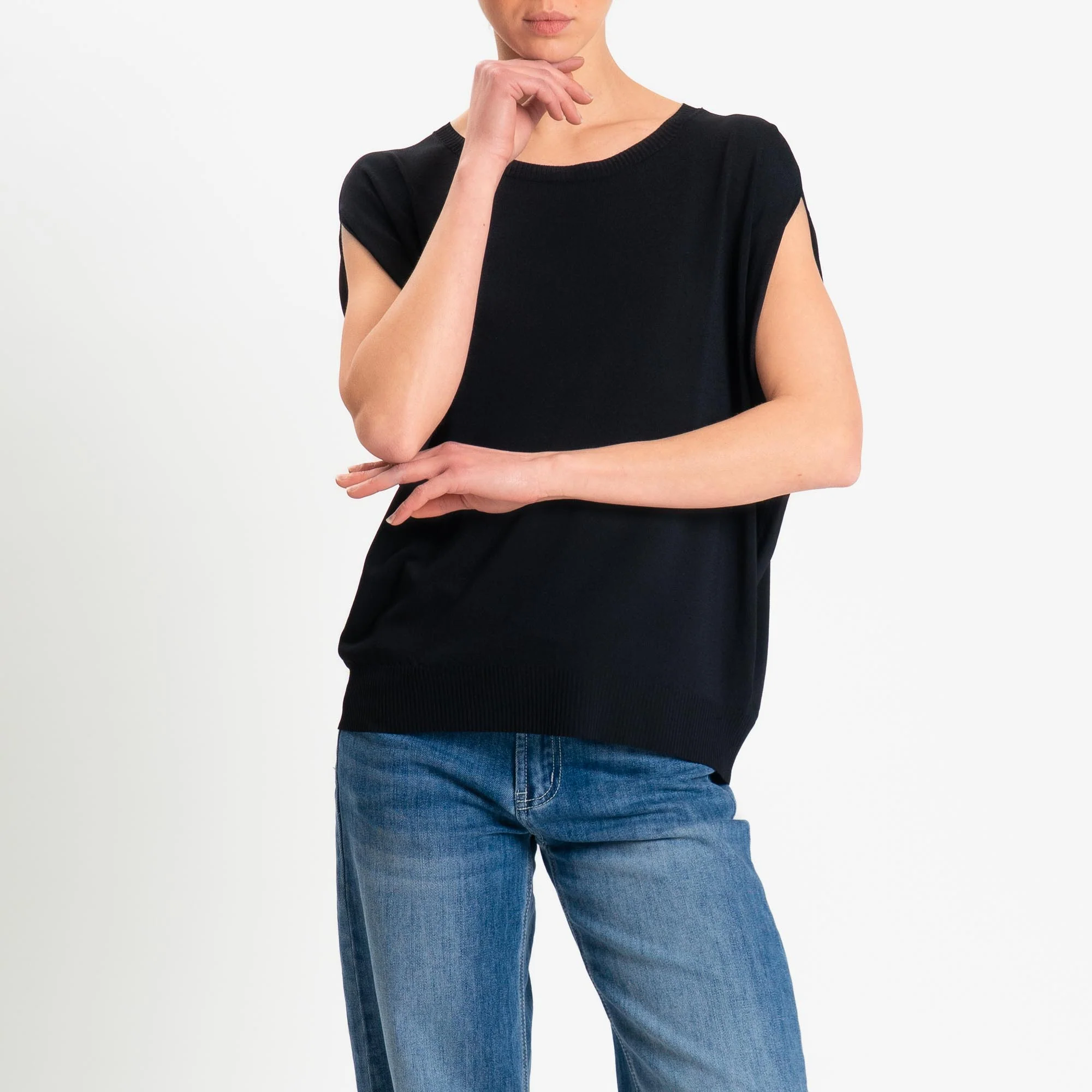 Zeroassoluto-Maglia manica raglan - nero - Image 2