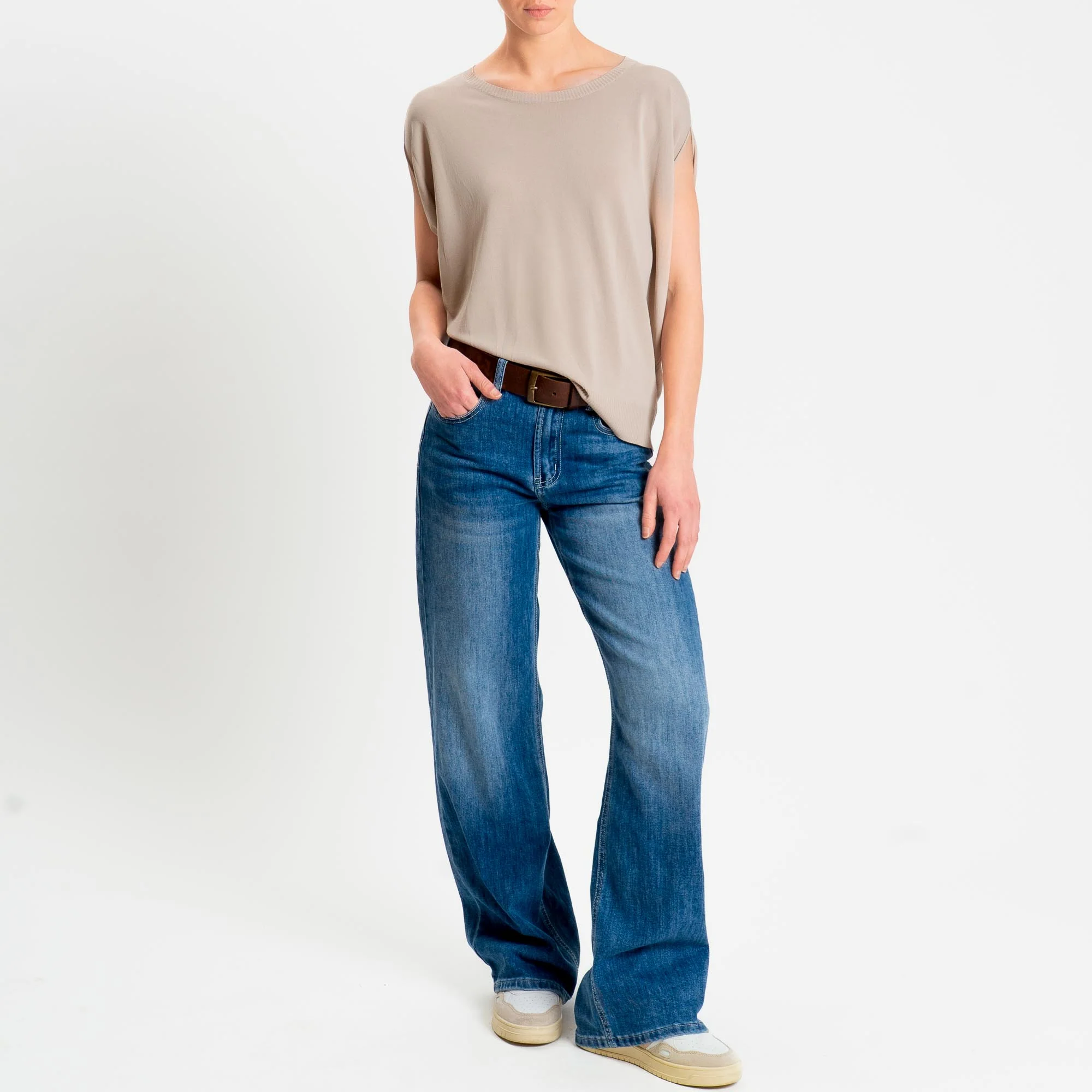 Zeroassoluto-Maglia manica raglan - sabbia - Image 2