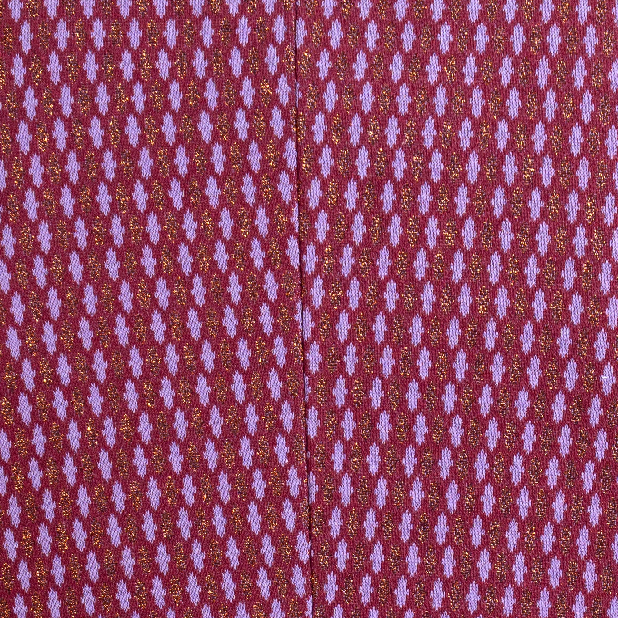 Zeroassoluto-Giacca JIN elasticizzata - marocco lurex vino/lavanda/rame - Image 5