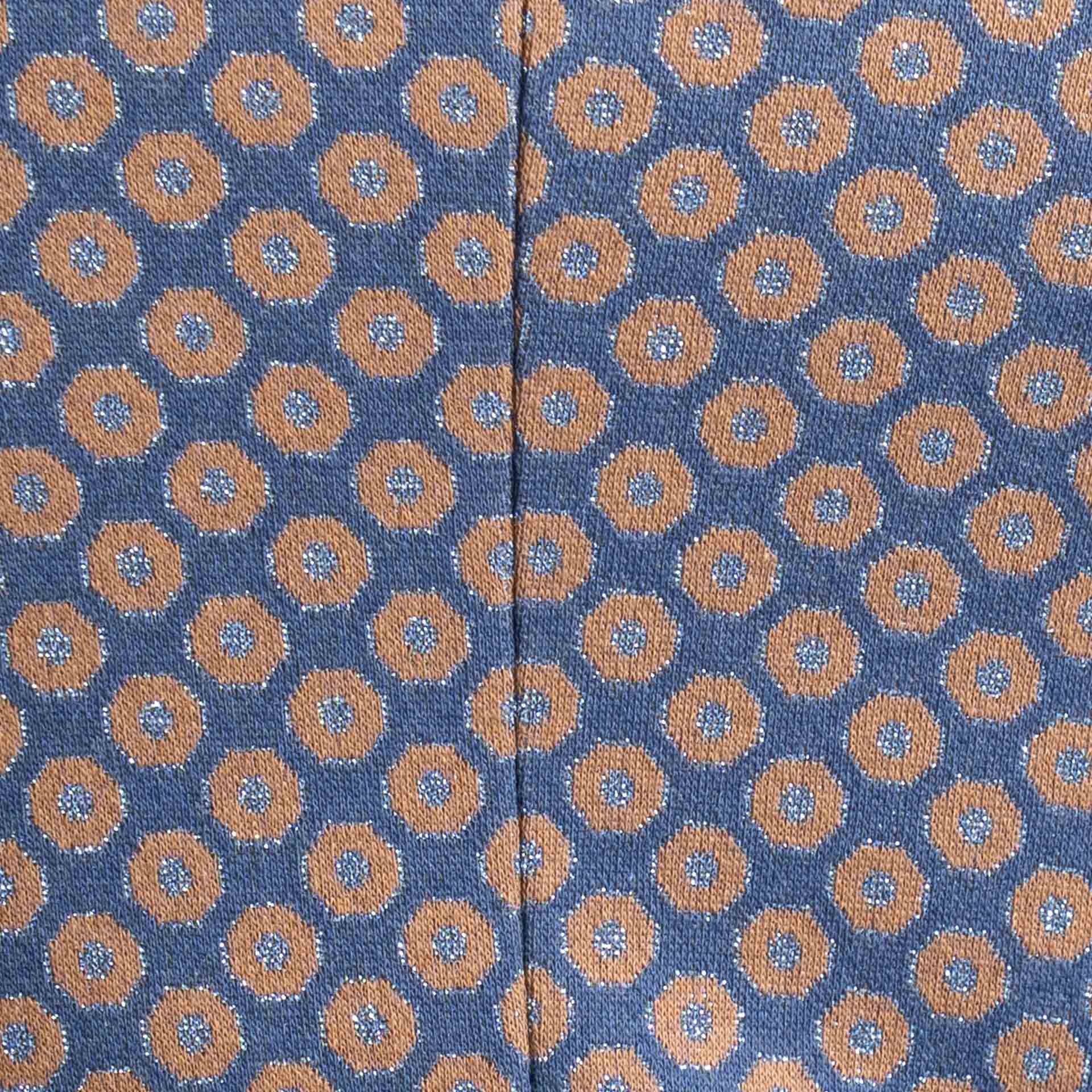 Zeroassoluto-Giacca JIN elasticizzata - ottagono lurex blu/biscotto/jeans - Image 5
