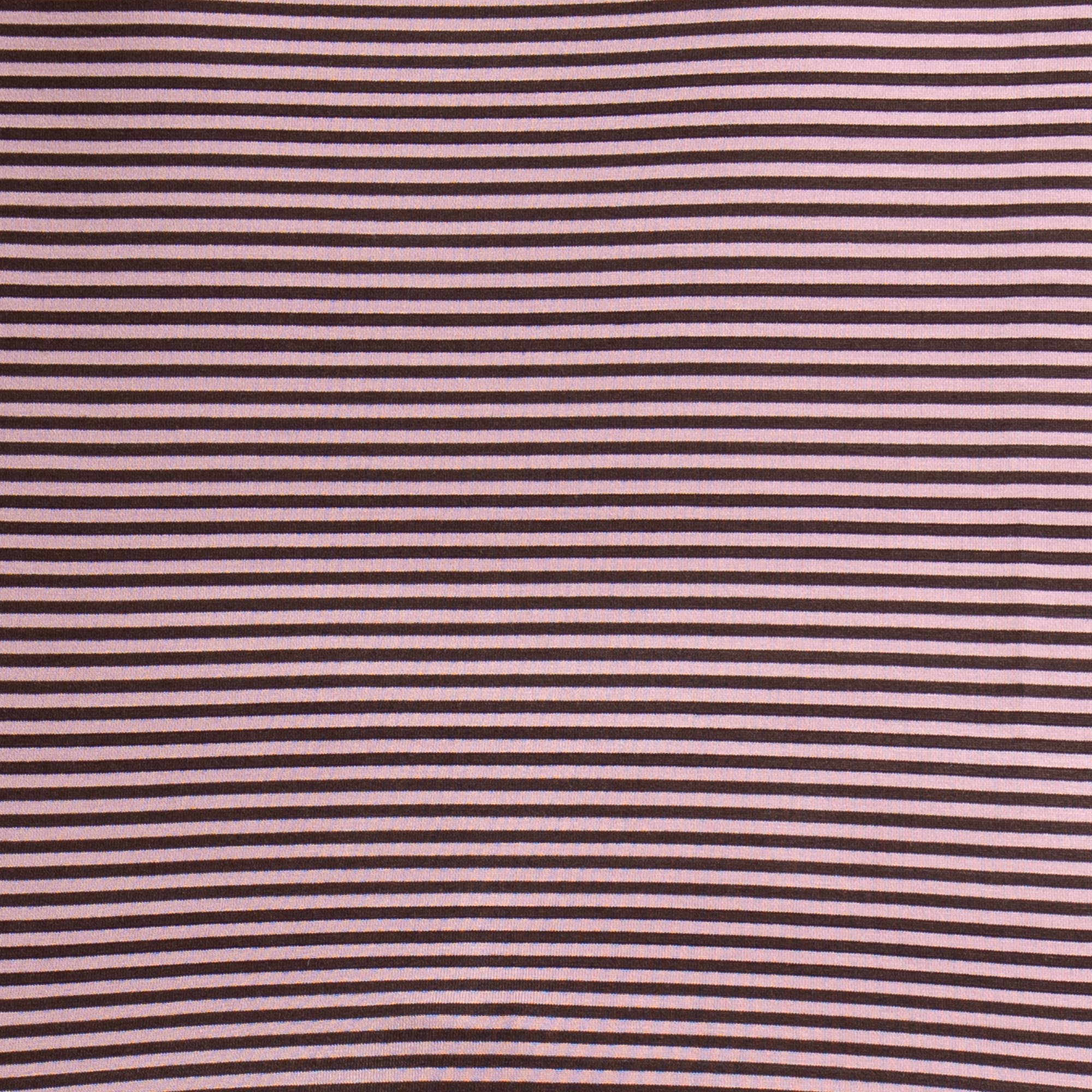 Zeroassoluto-T-shirt CLOE righe in jersey elasticizzato - moro/rosa - Image 5
