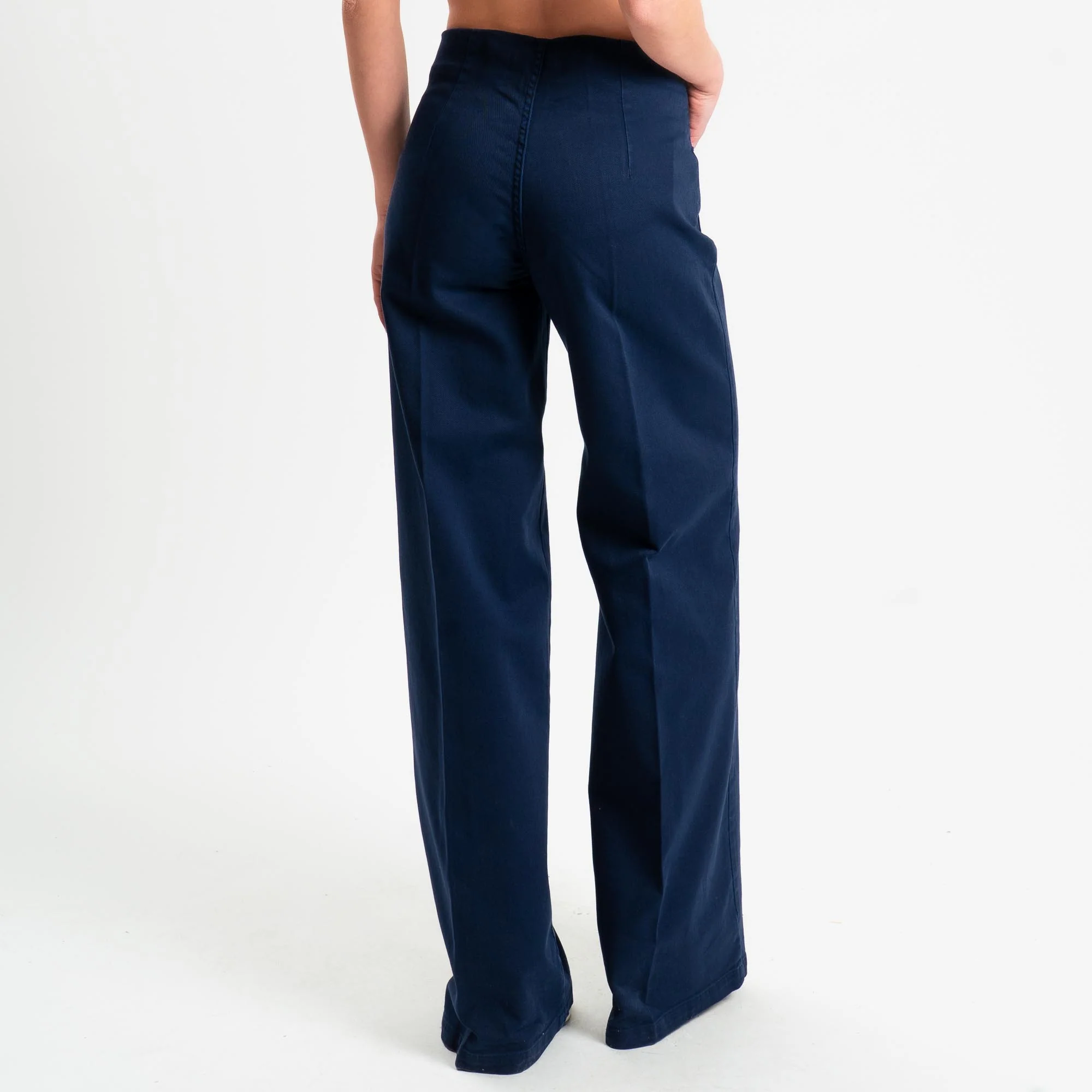Tensione in-Jeans wide leg tasche davanti - blu - Image 3