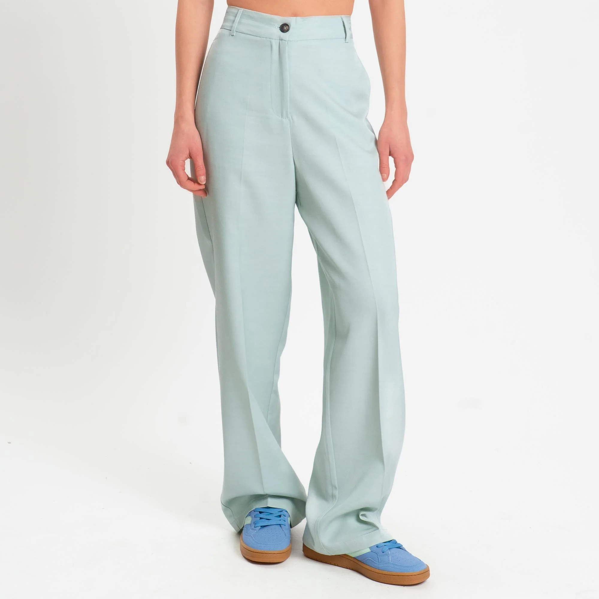 Wu'side-Pantalone misto lino - polvere - Image 2