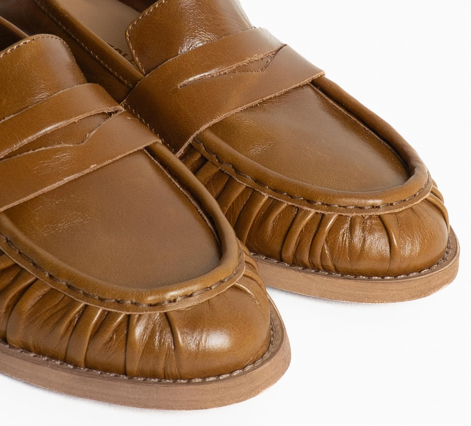 Divine Follie-Mocassino in pelle - cuoio - Image 3