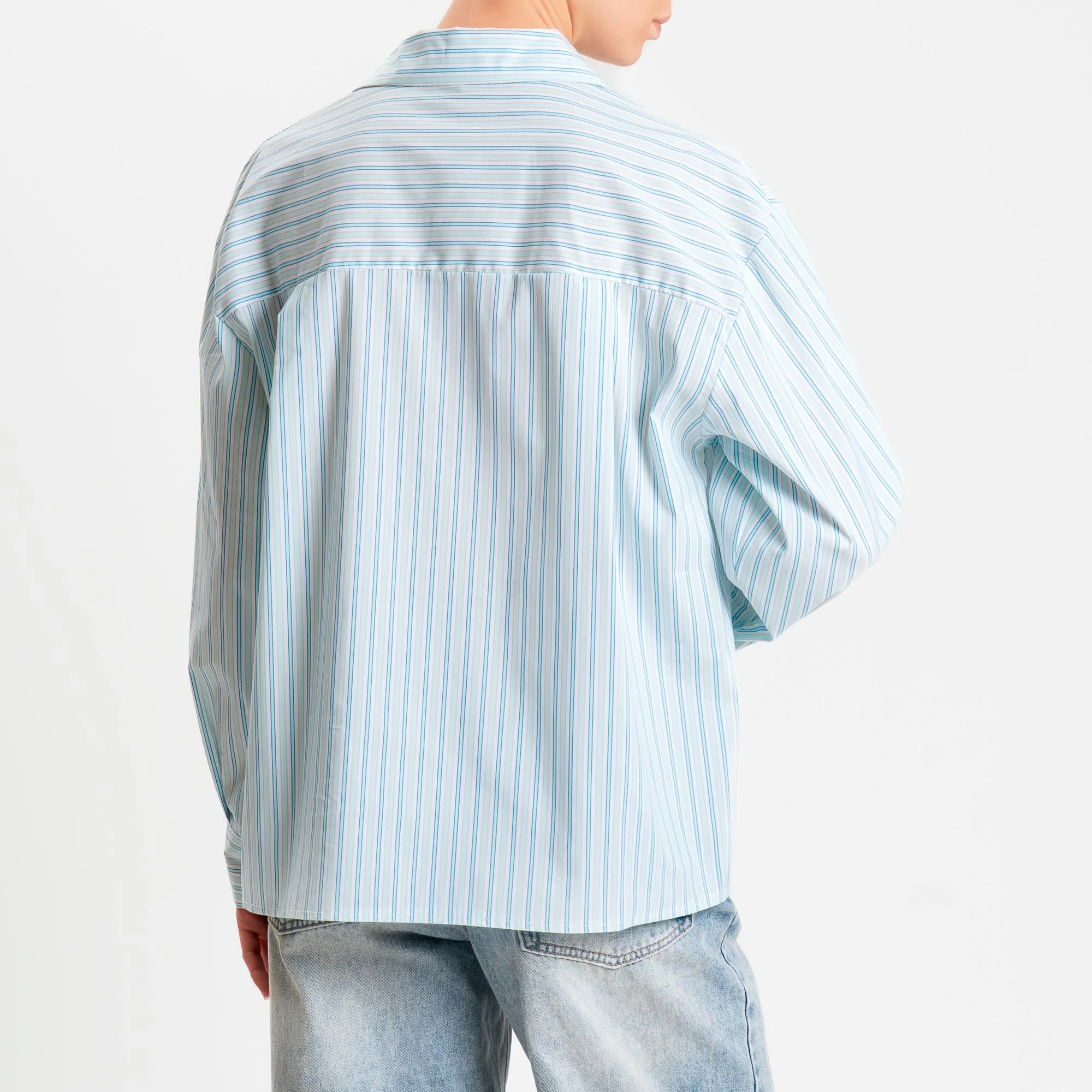 Zeroassoluto-Camicia a righe - latte/cielo/blu - Image 3