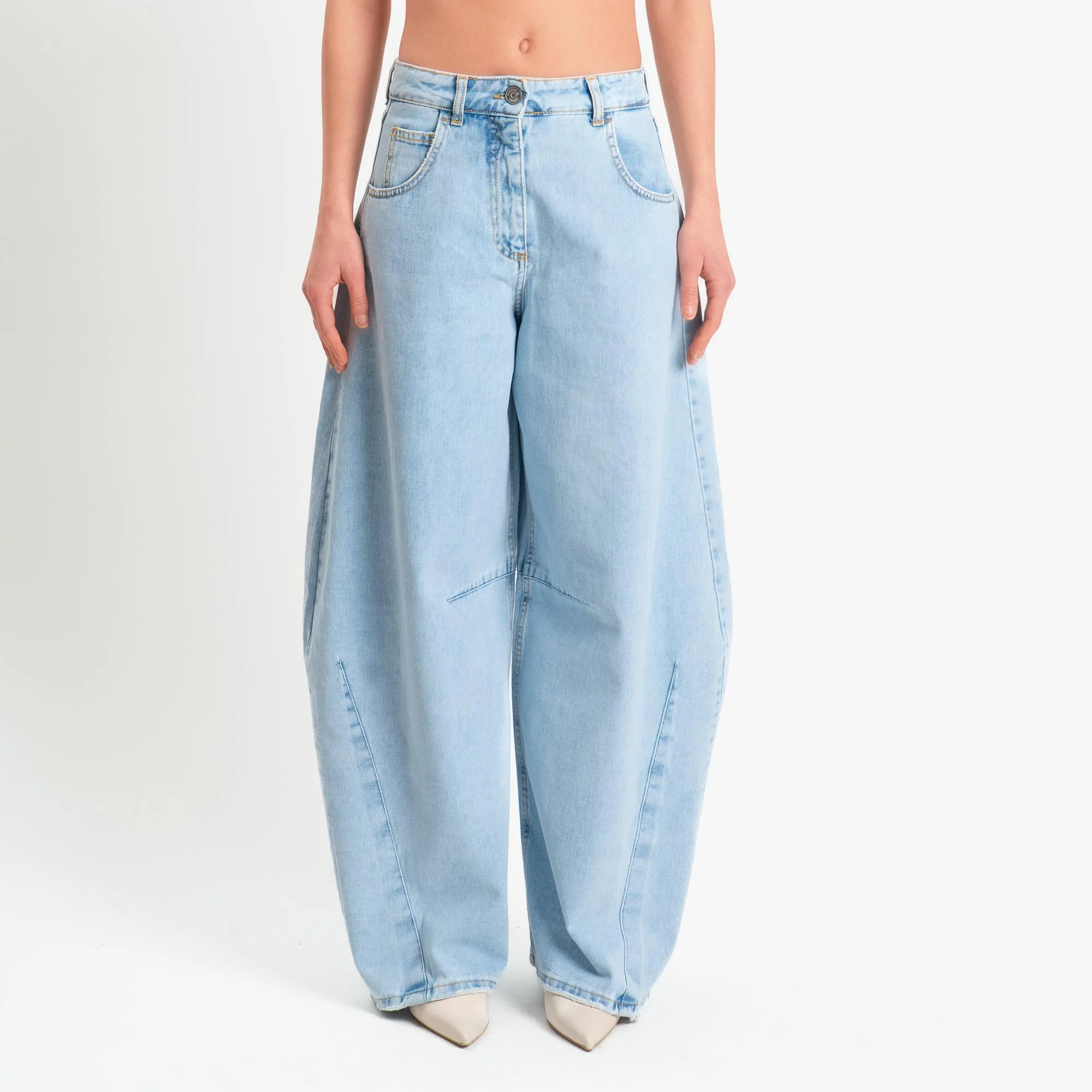 Tensione in-Jeans LOUVRE barrel relaxed fit - denim chiaro - Image 3