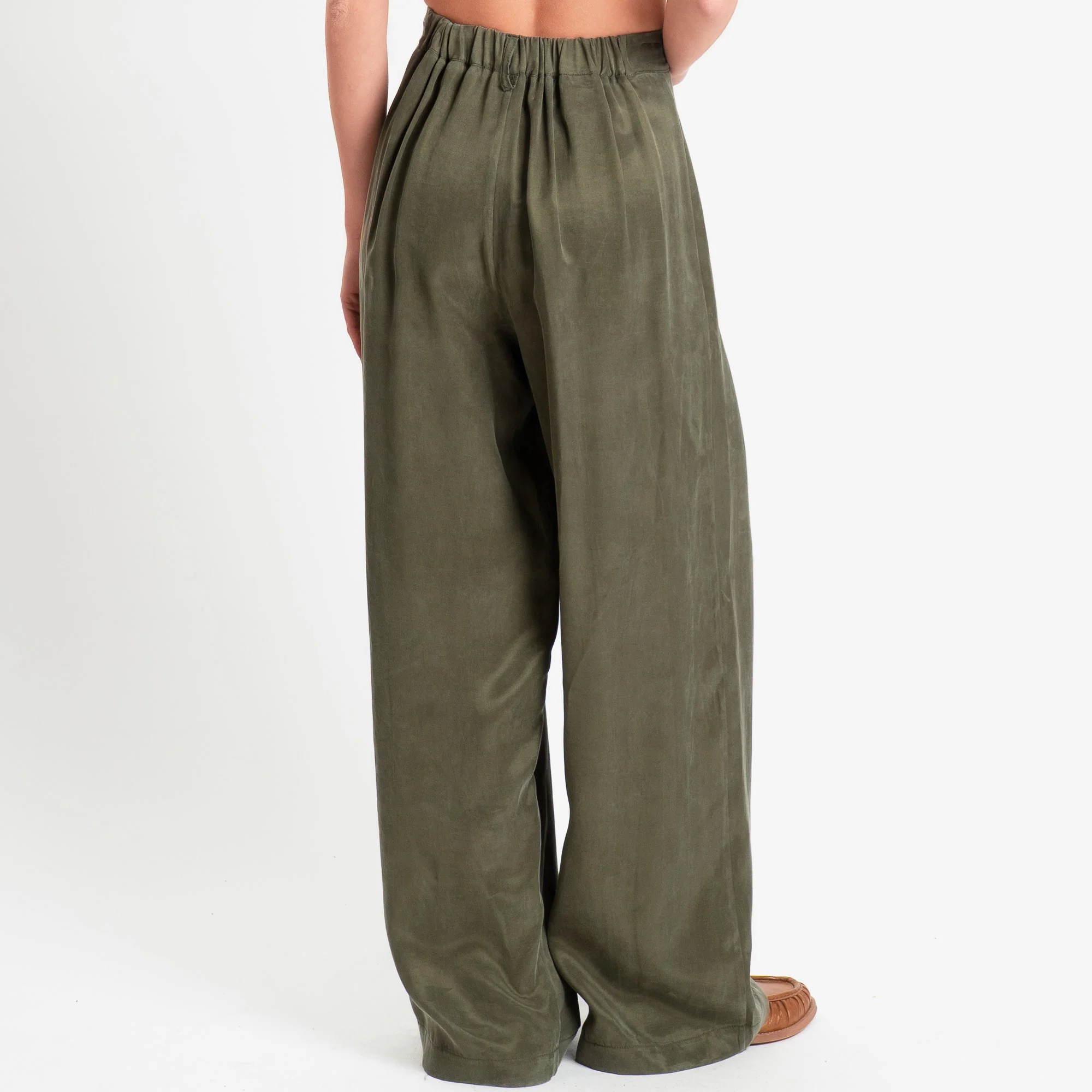 Tensione in-Pantalone CHIARA Cupro Manopesca - militare - Image 4